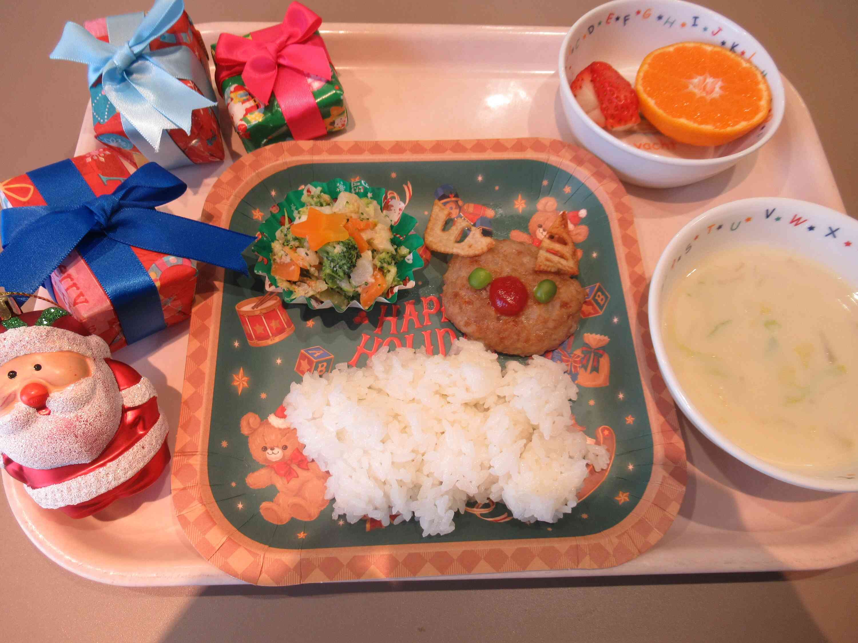 クリスマスの給食