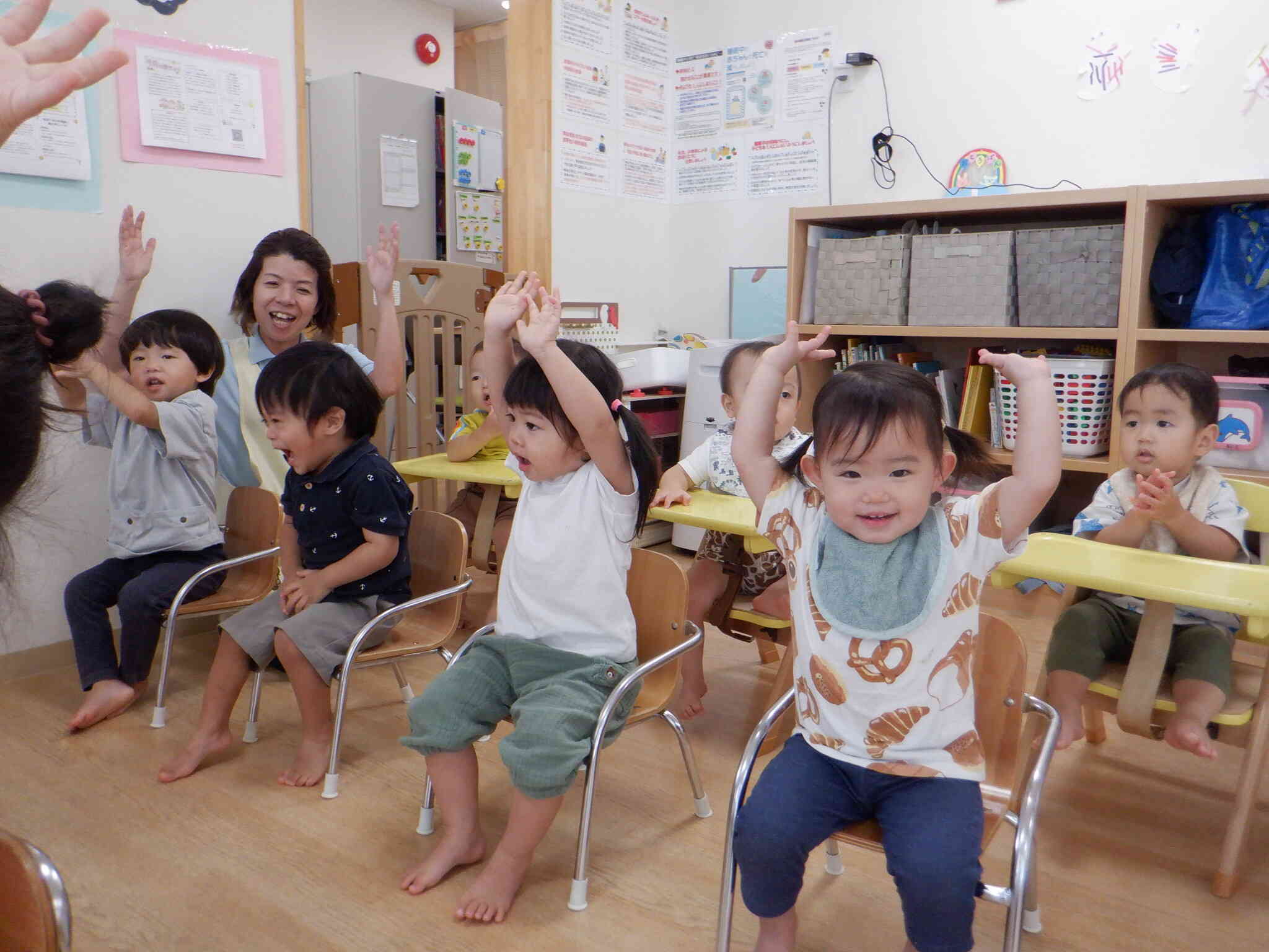 朝のおあつまりの様子