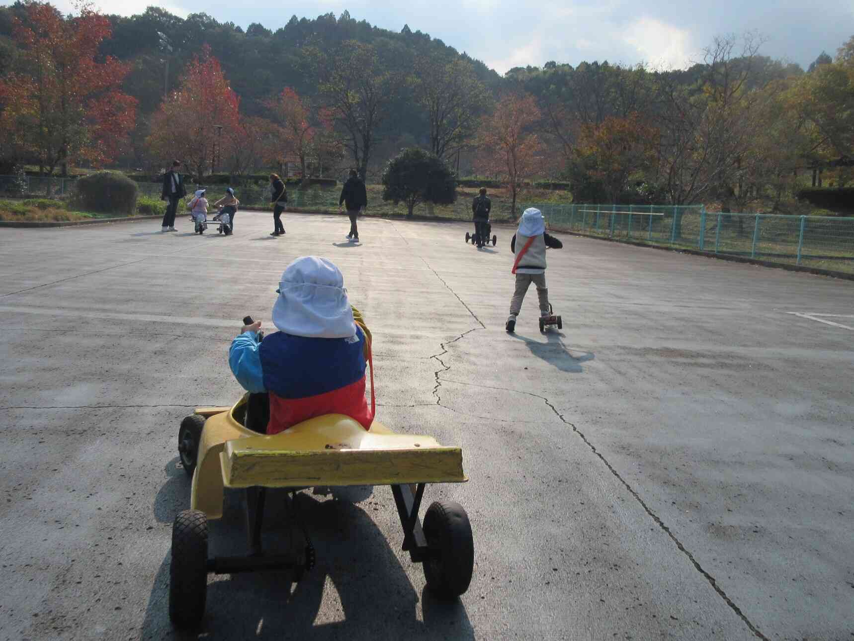 おもしろ自転車に挑戦！