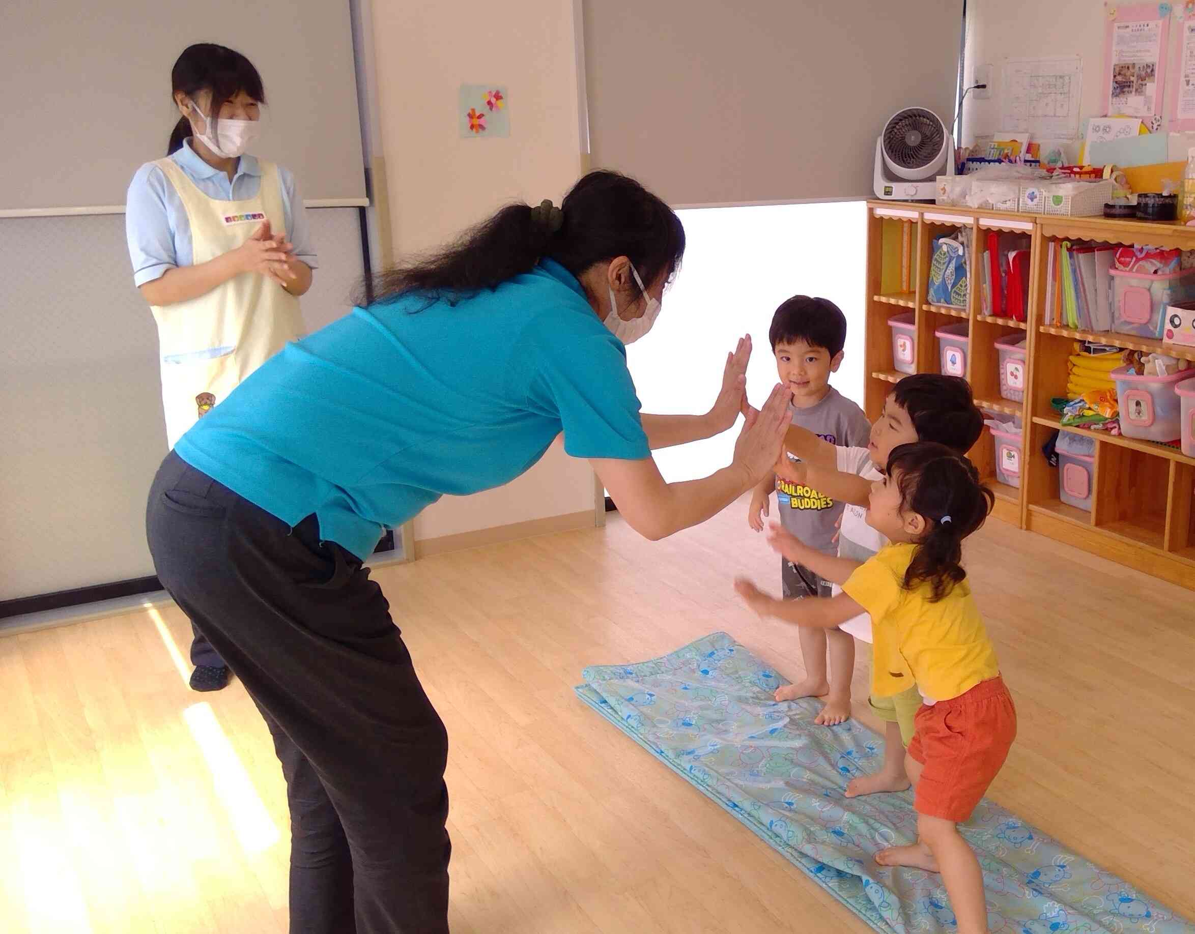 こちらは２歳児クラスうさぎ組さんです