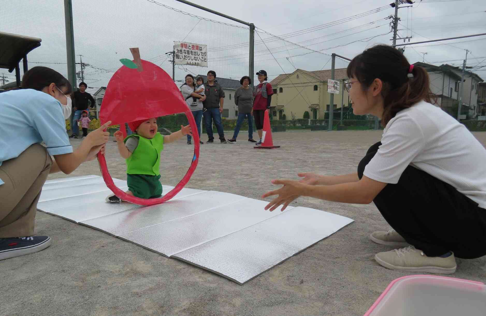 ひよこ組競技（はらぺこあおむし）