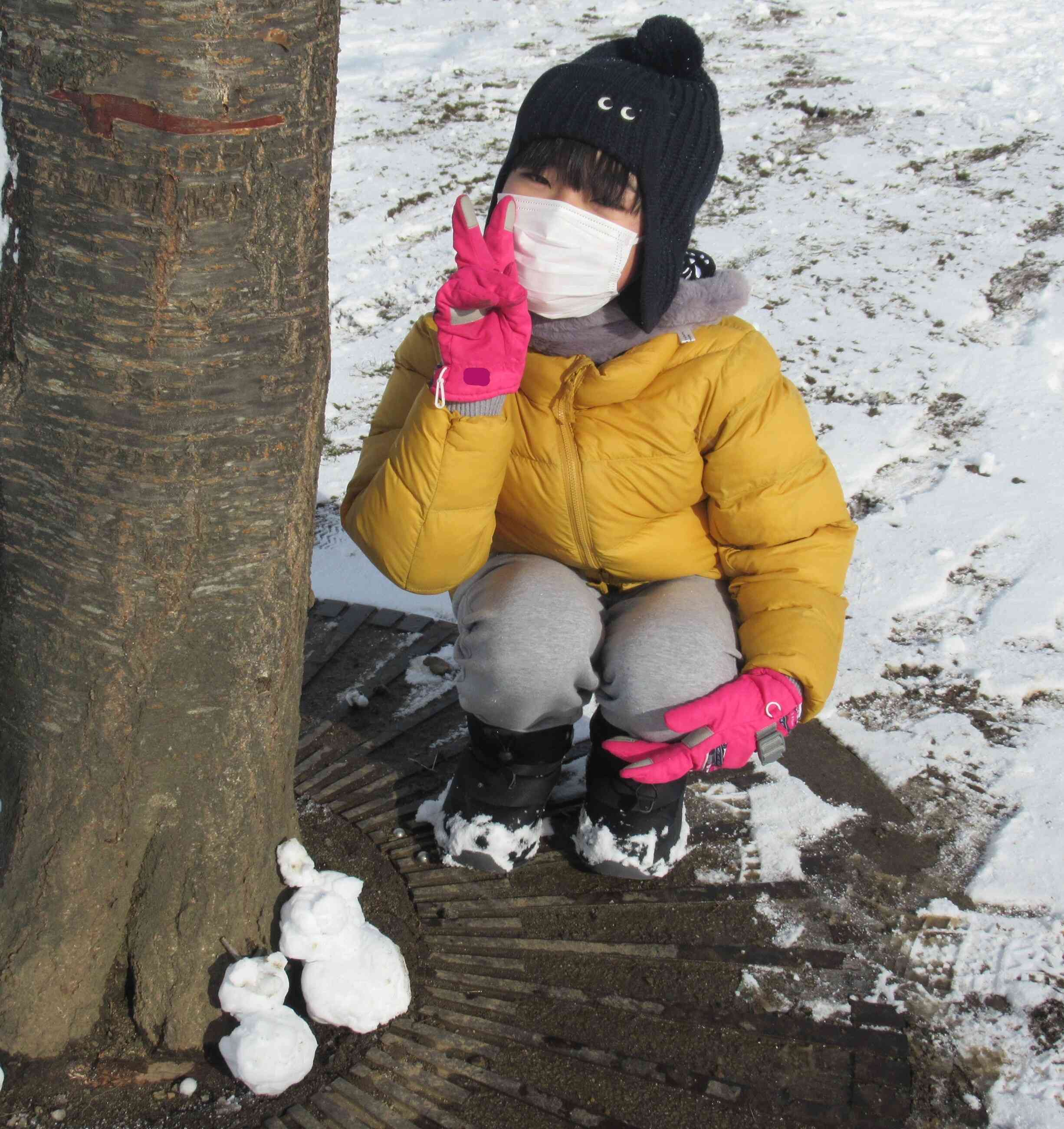 雪うさぎ