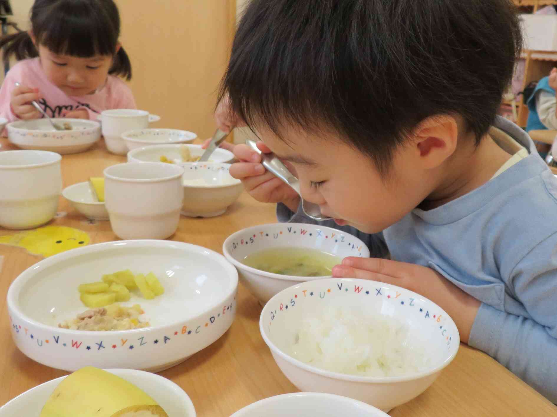 おみそ汁美味しそうにできたかな？