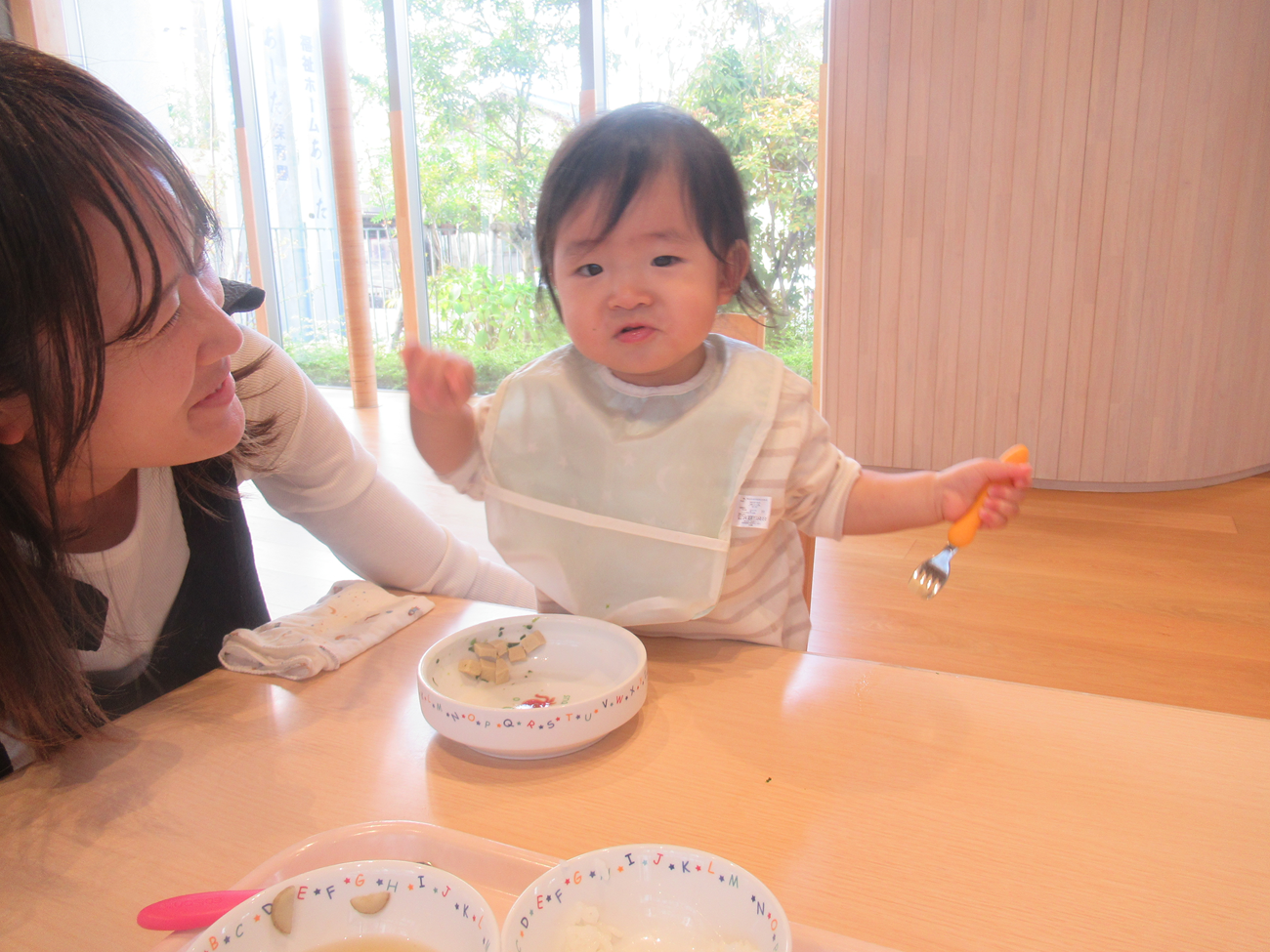 【子育てひろば】給食試食会