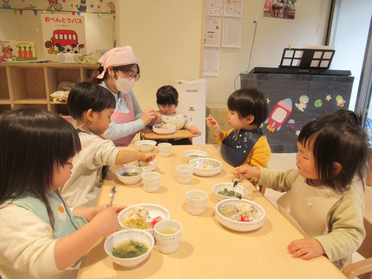 お給食美味しかったね！