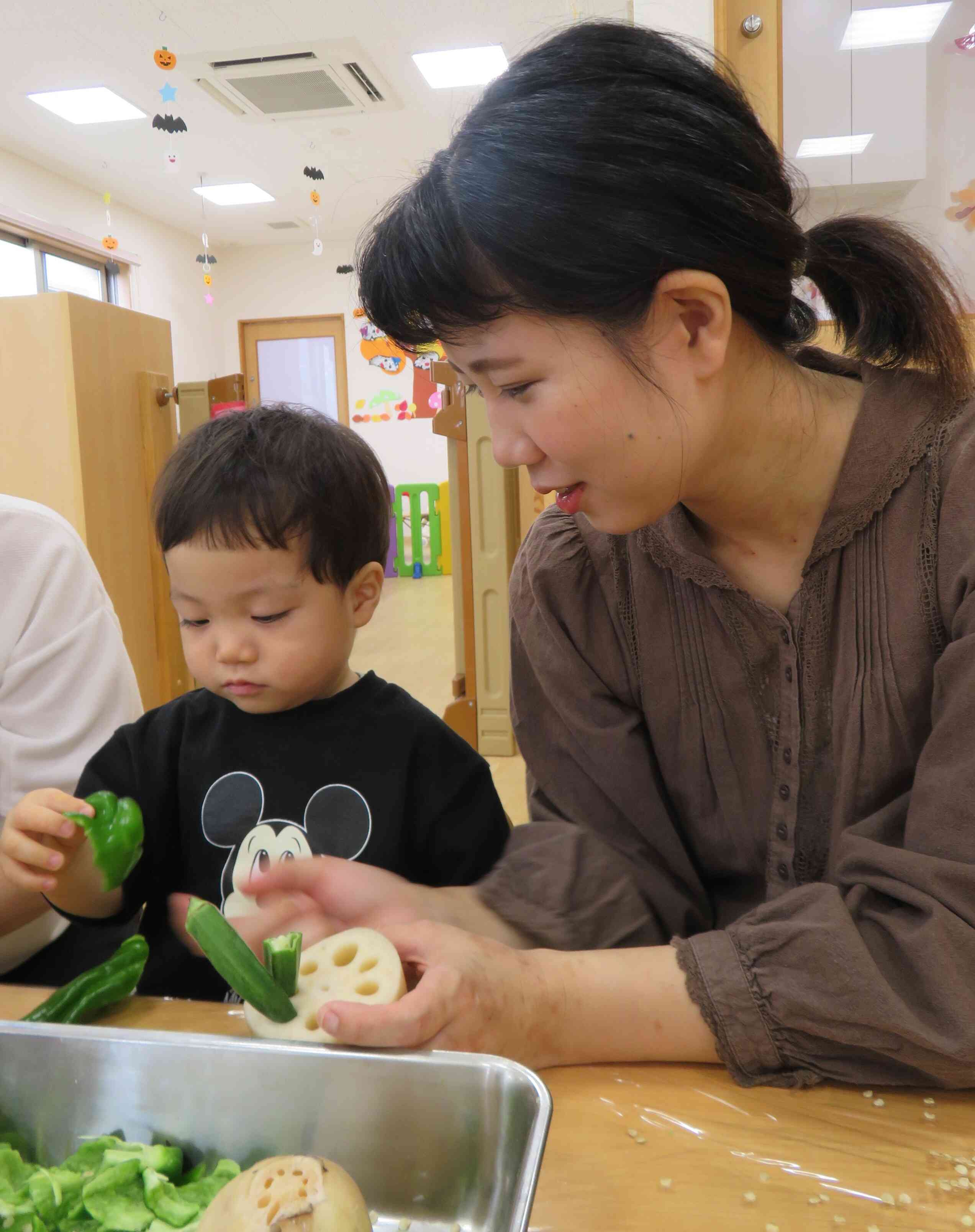 子育てひろばのお友だちも遊びに来てくれました！