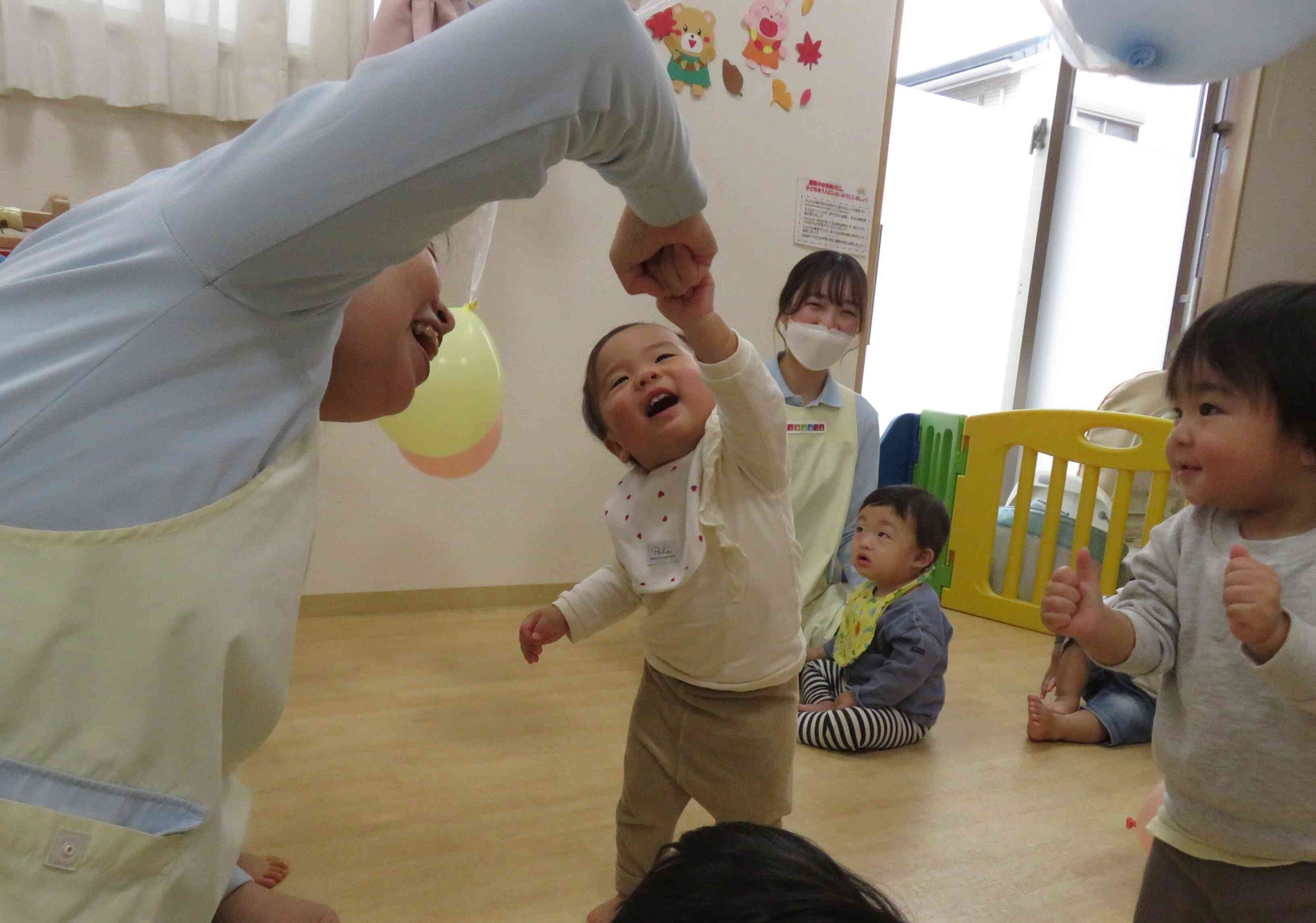 「あーんパーンチ！」先生と拳のパンチッ☆