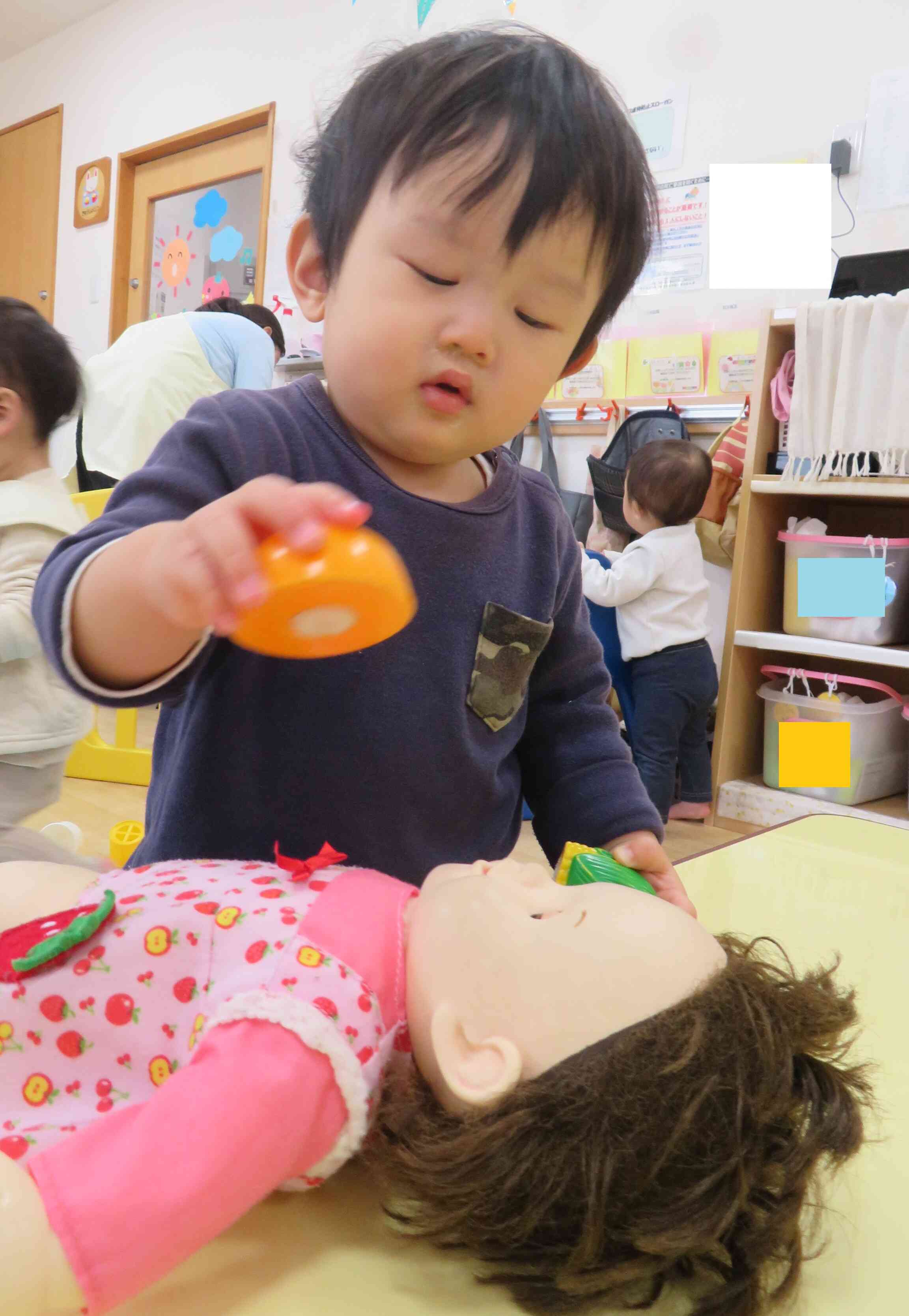 ぽぽちゃん「あーんして♡」ボクも先生の真似っこできるんだよ！