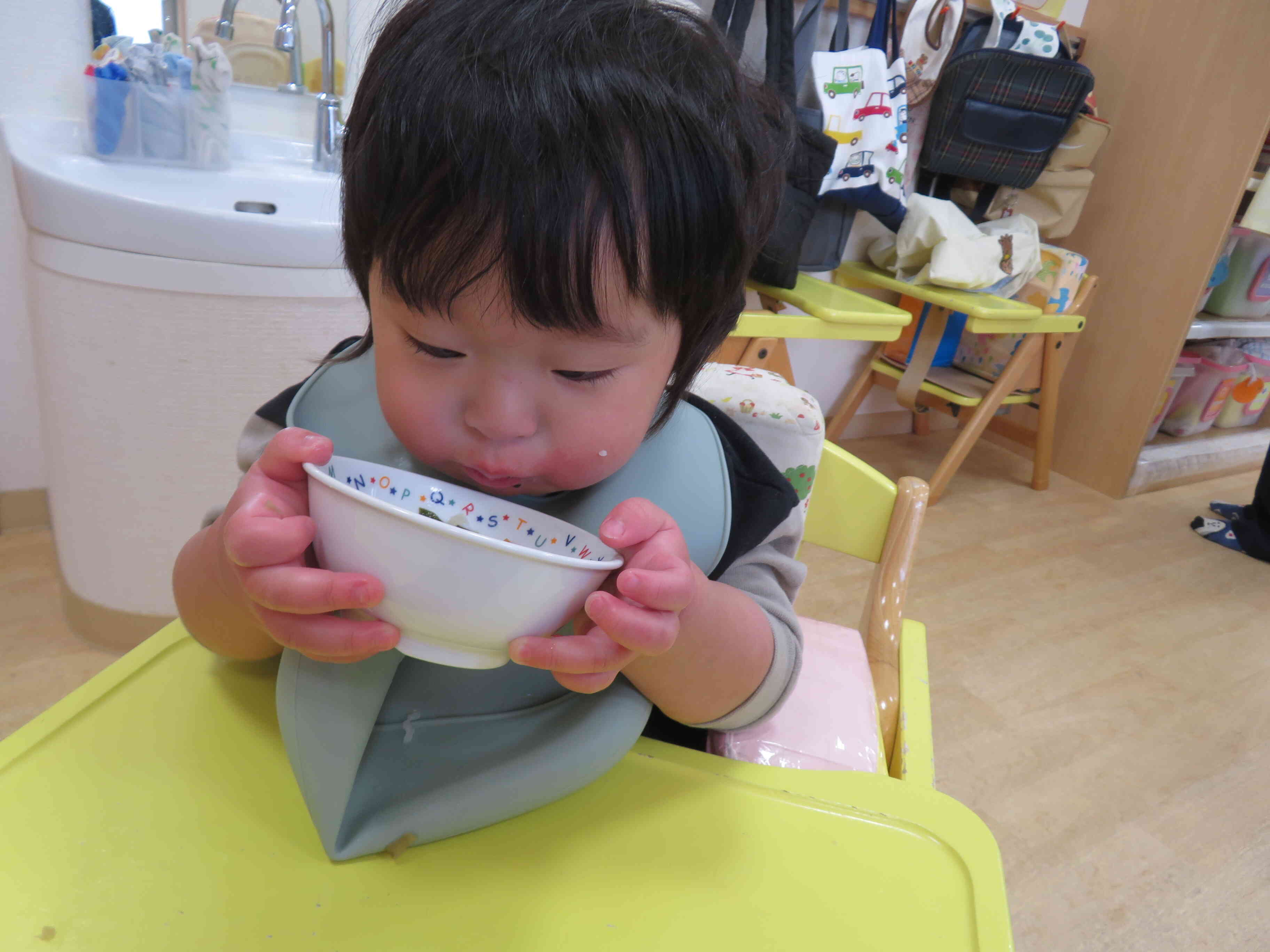 大好きな給食の時間♪