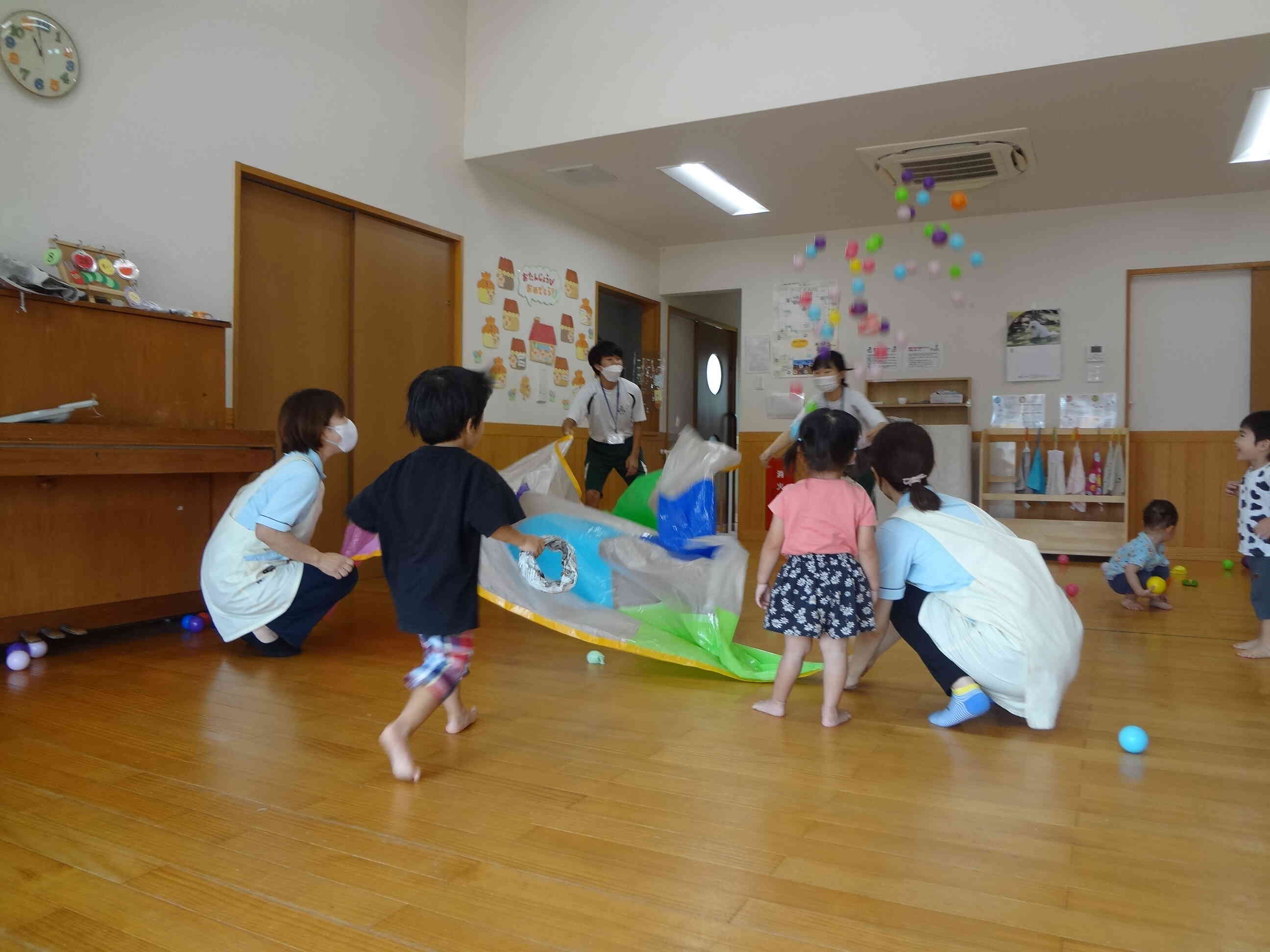 中学生のみなさん、２日間どうもありがとうございました！子どもたちもとっても喜んでいましたよ！