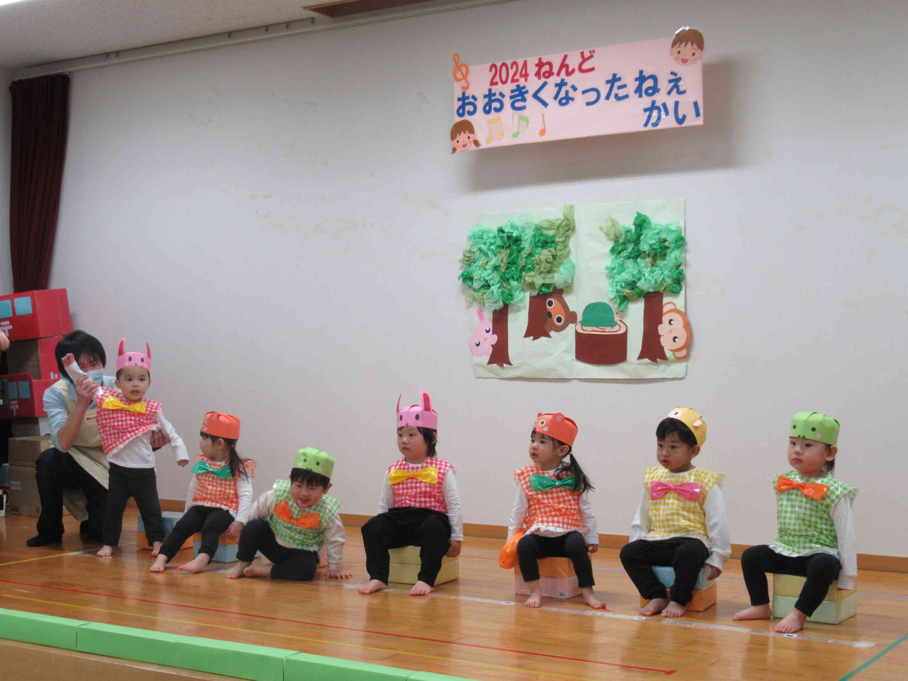 動物に変身♪(あひる組1歳児)