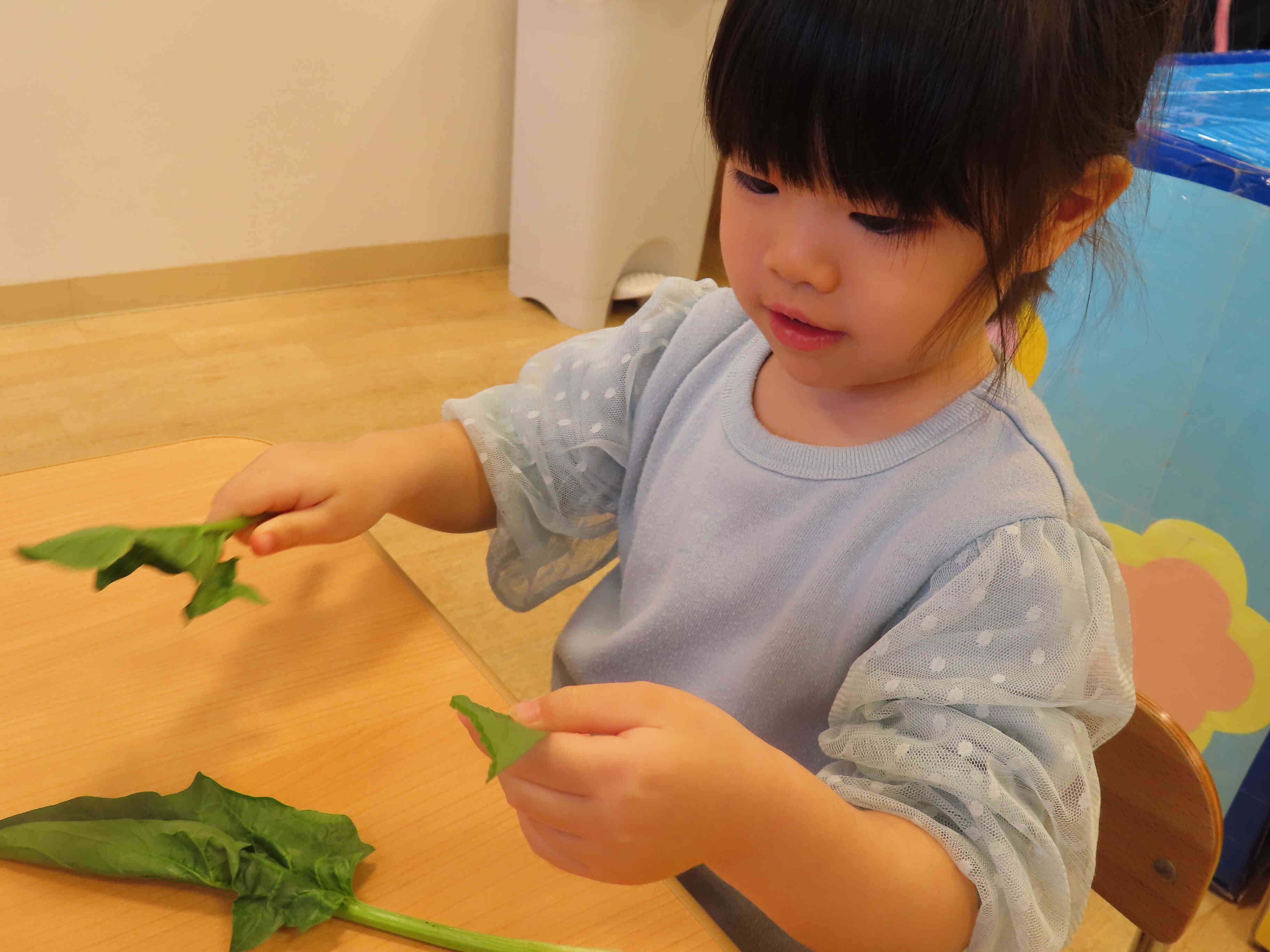 小さく小さくが上手です！！