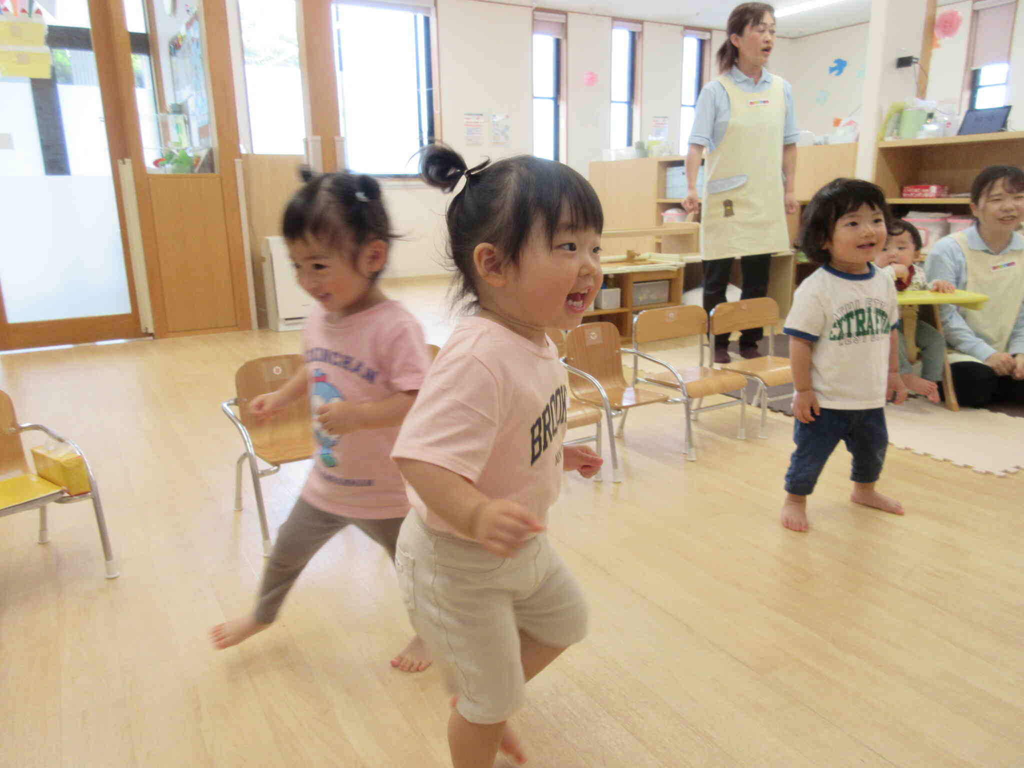 さあ今から音楽にあわせて踊るよ！