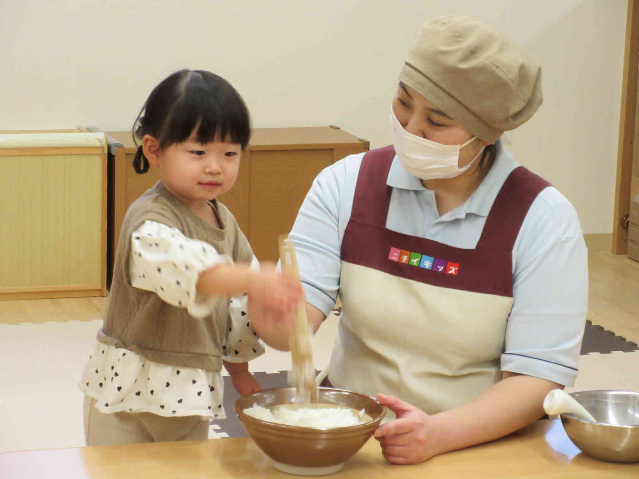 食育「もちつき」