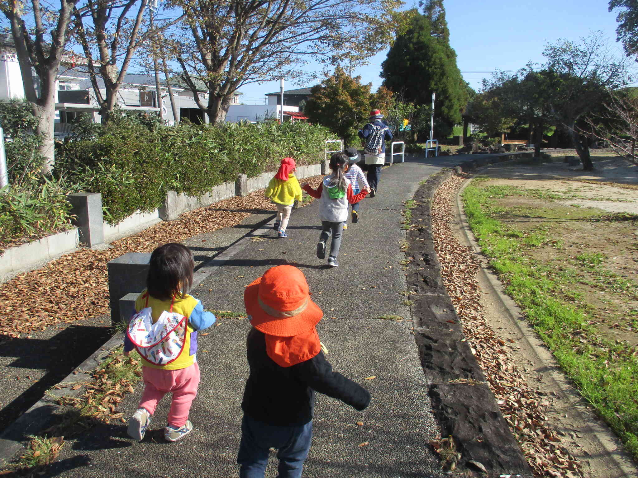 寒さに負けない元気な子ども