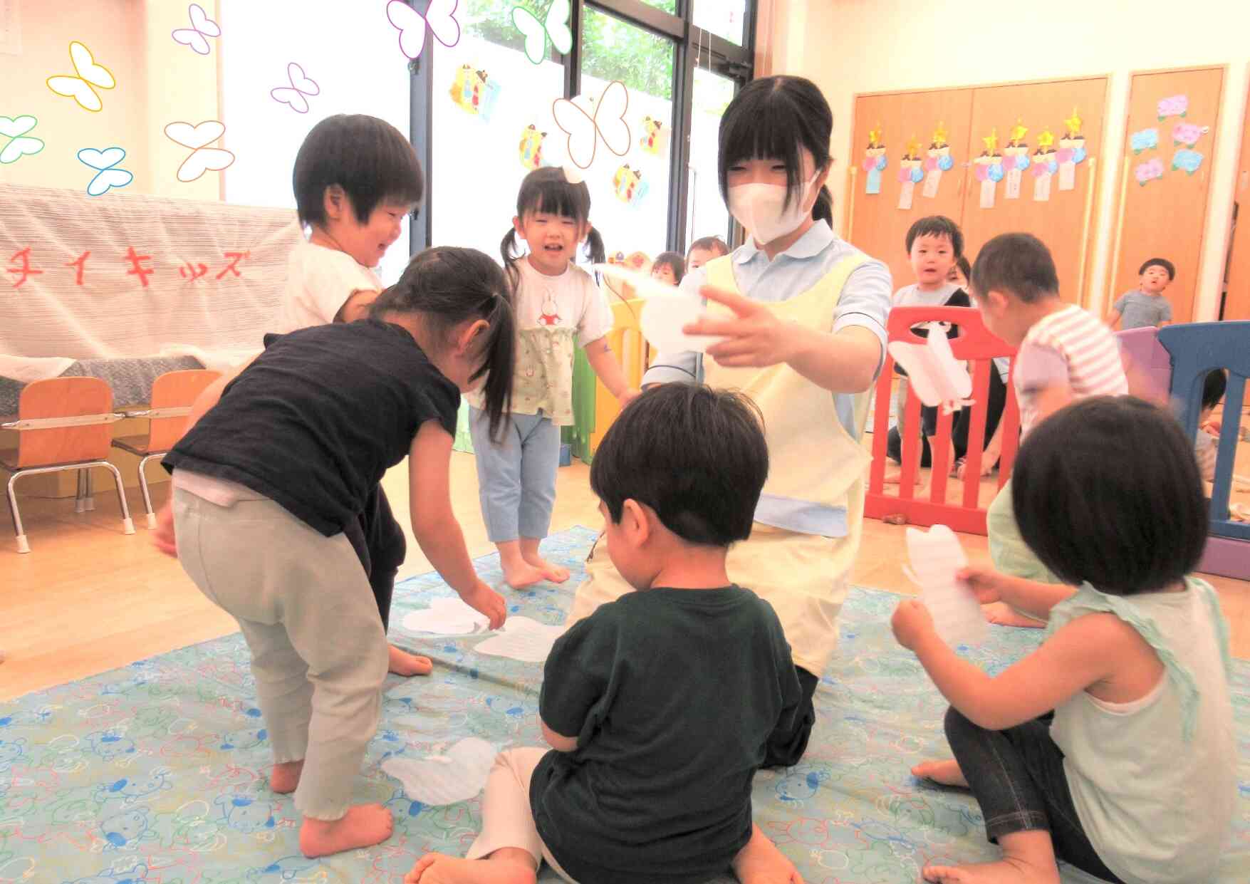 ニコニコ笑顔なニチイキッズ柏の葉キャンパス保育園の子ども達です☆