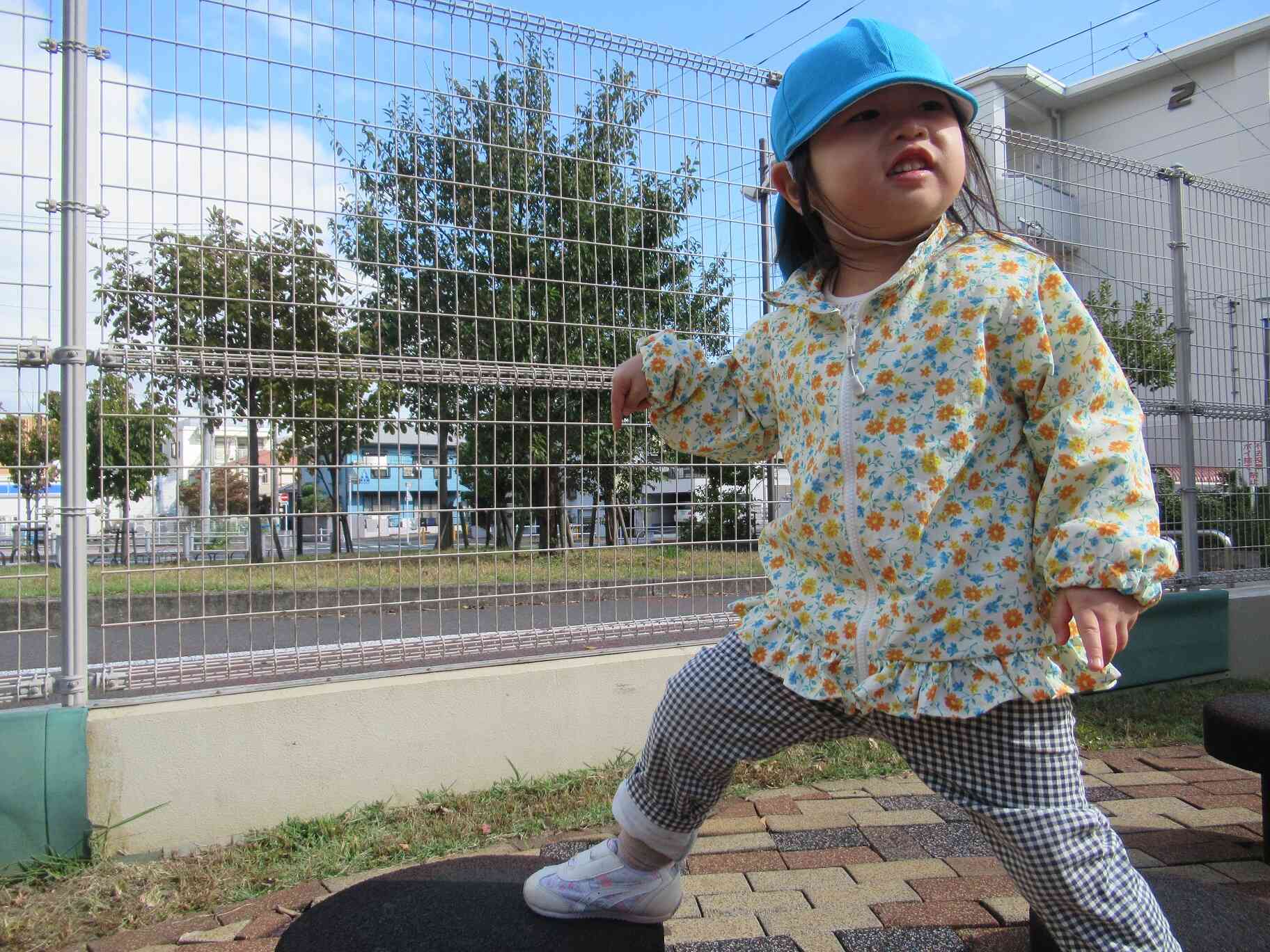 良いお天気。空に何が見える？