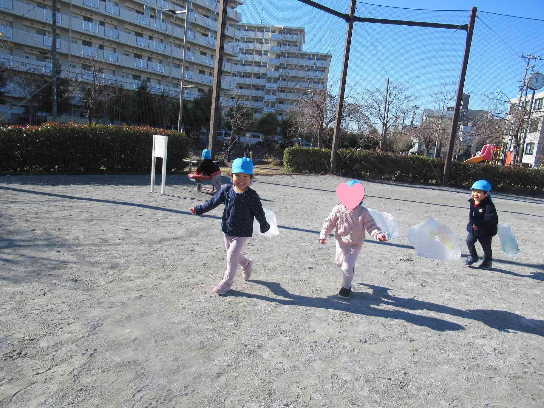 1月のうさぎ組の様子(2歳児クラス)