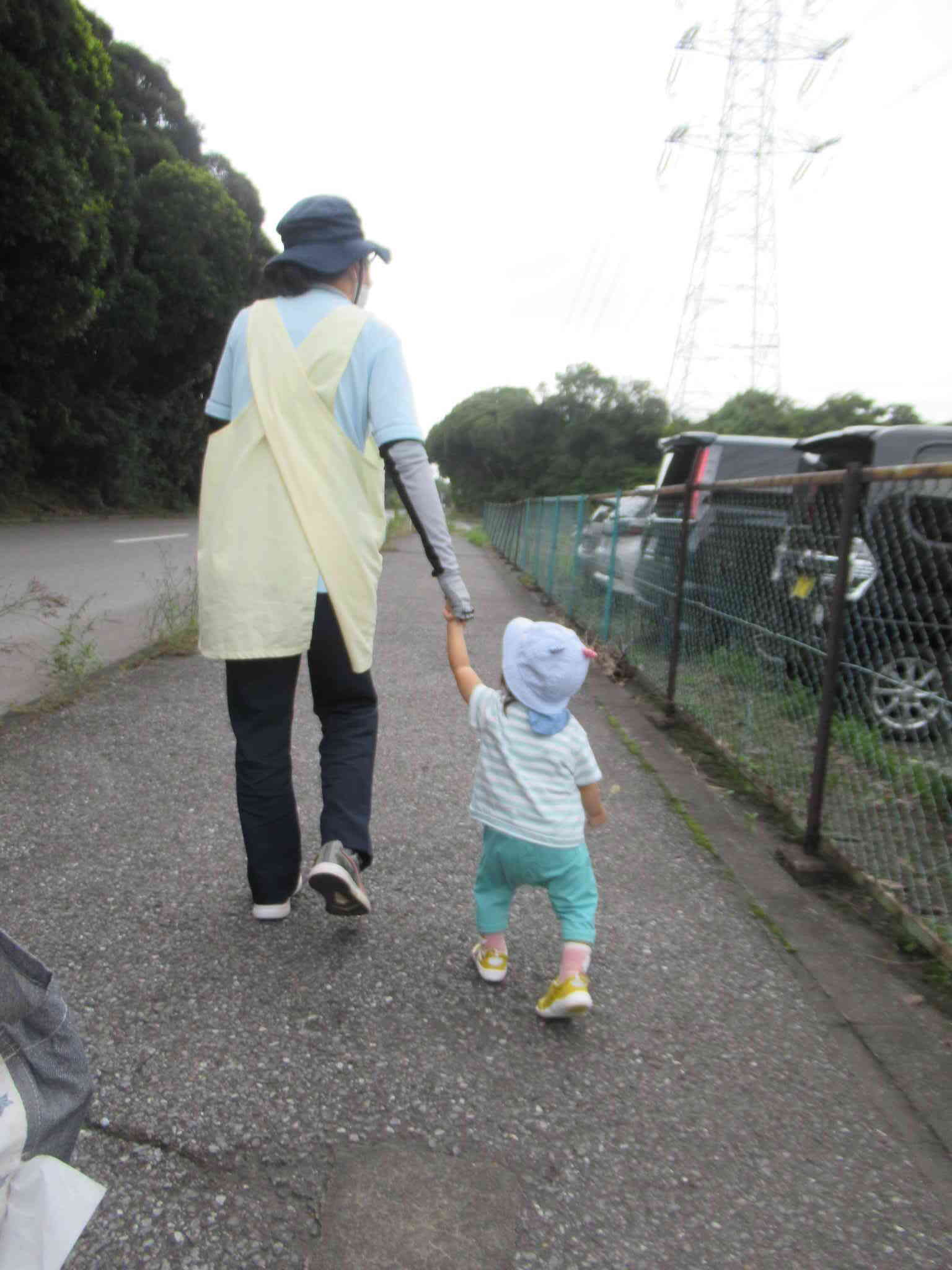 すみれ組（０歳児）さんもがんばります！