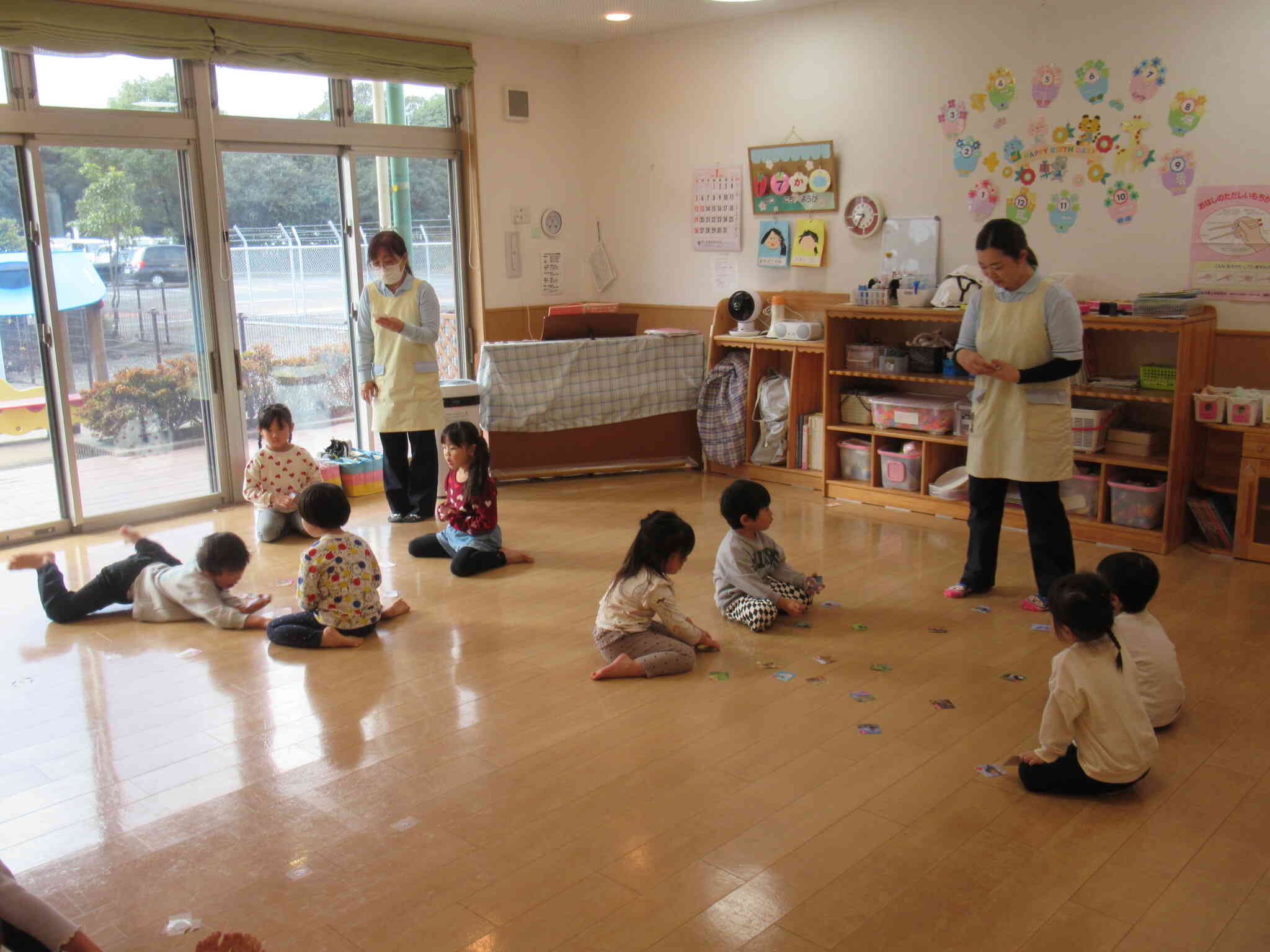 かるた大会　さくら組（３・４・５歳児）