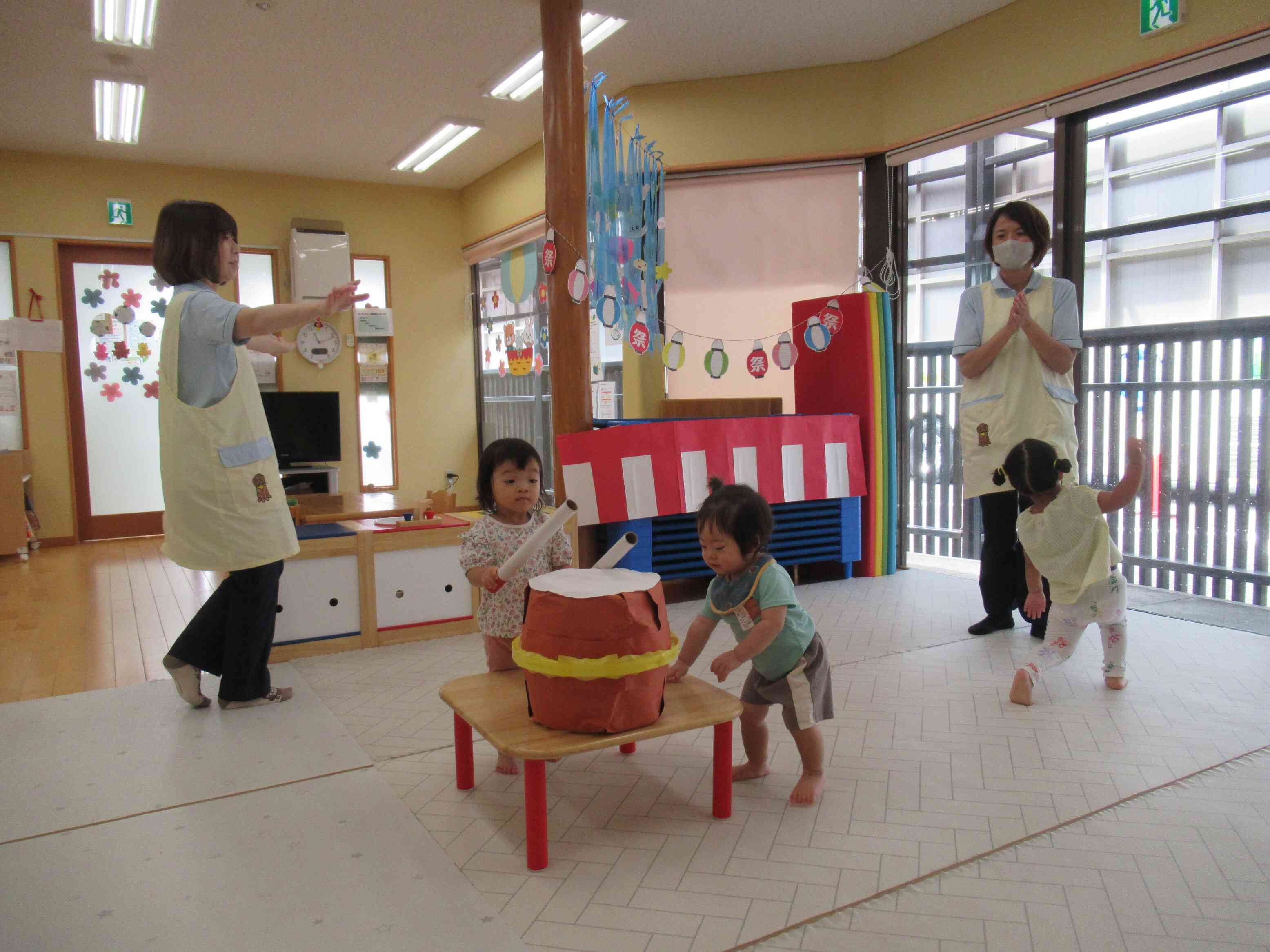 みんなで盆踊り！