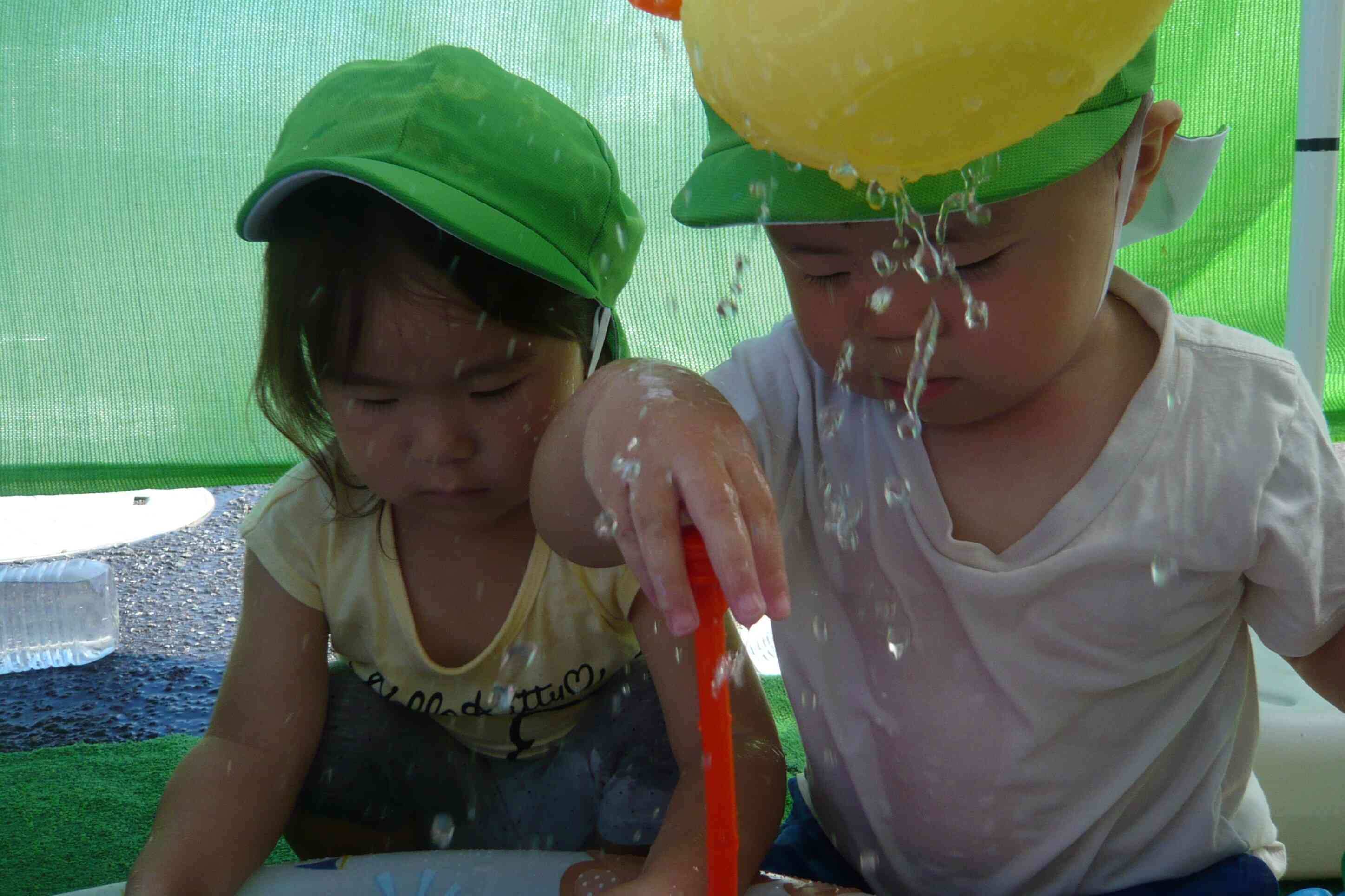 お水の行く先に夢中！