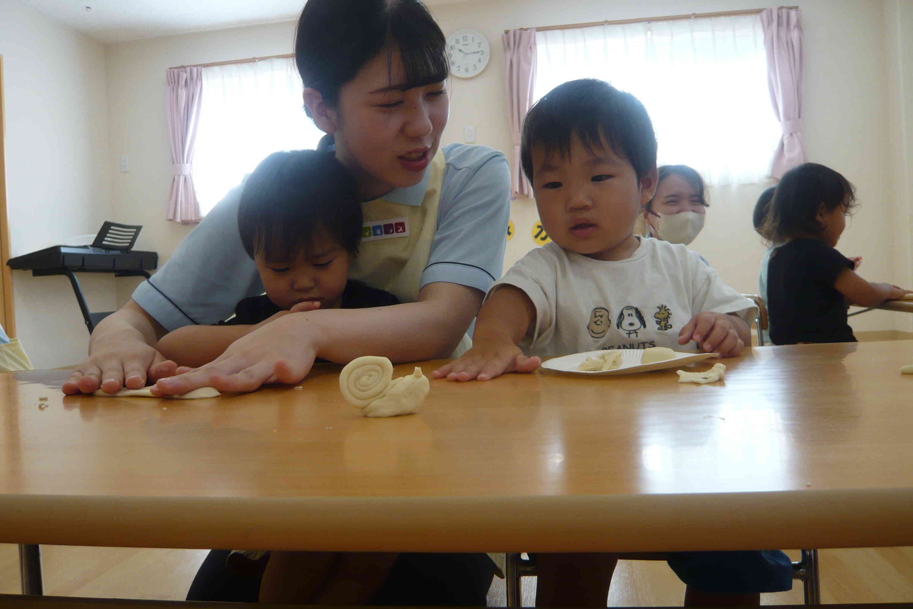 かたつむり団子ができたよ！