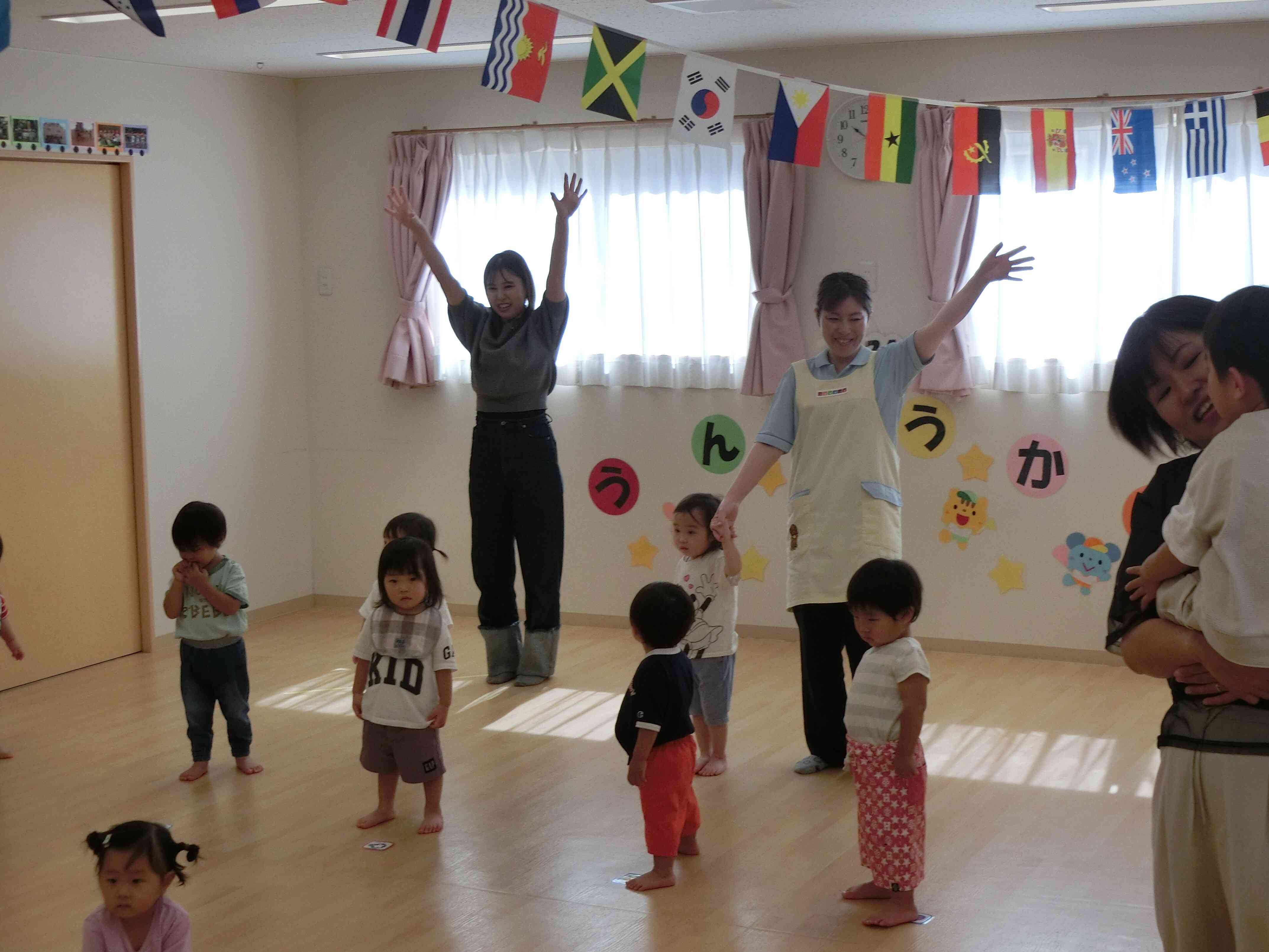 １０月２日　「運動会ごっこ」