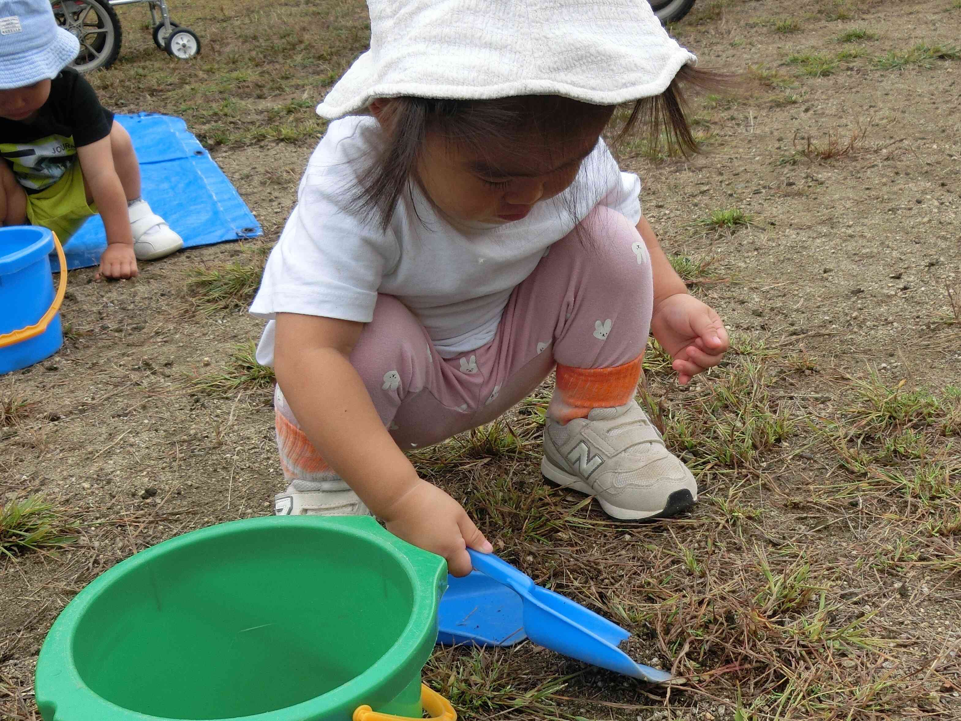 この草ぬけないな～