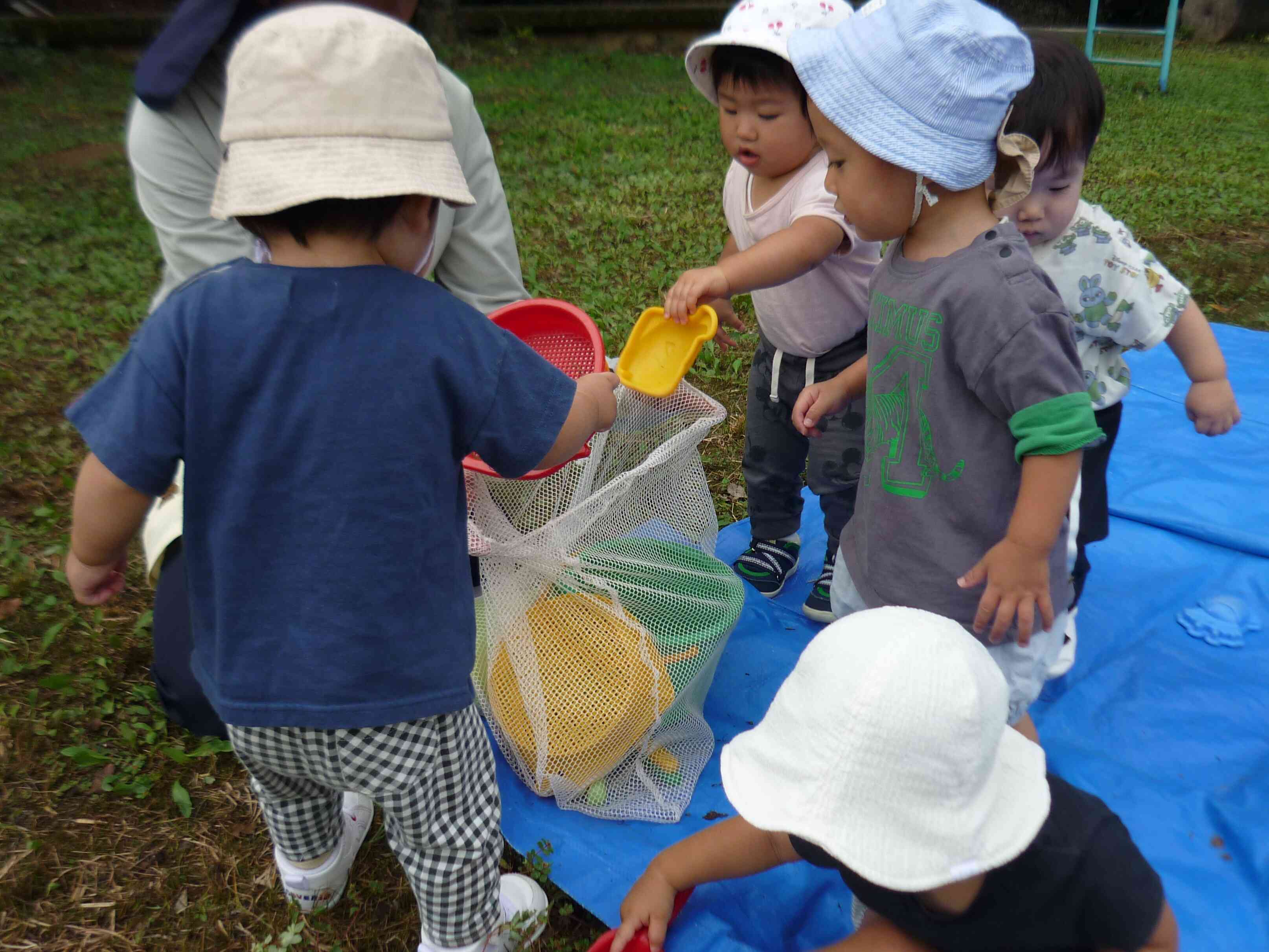 お片付けも上手にできました