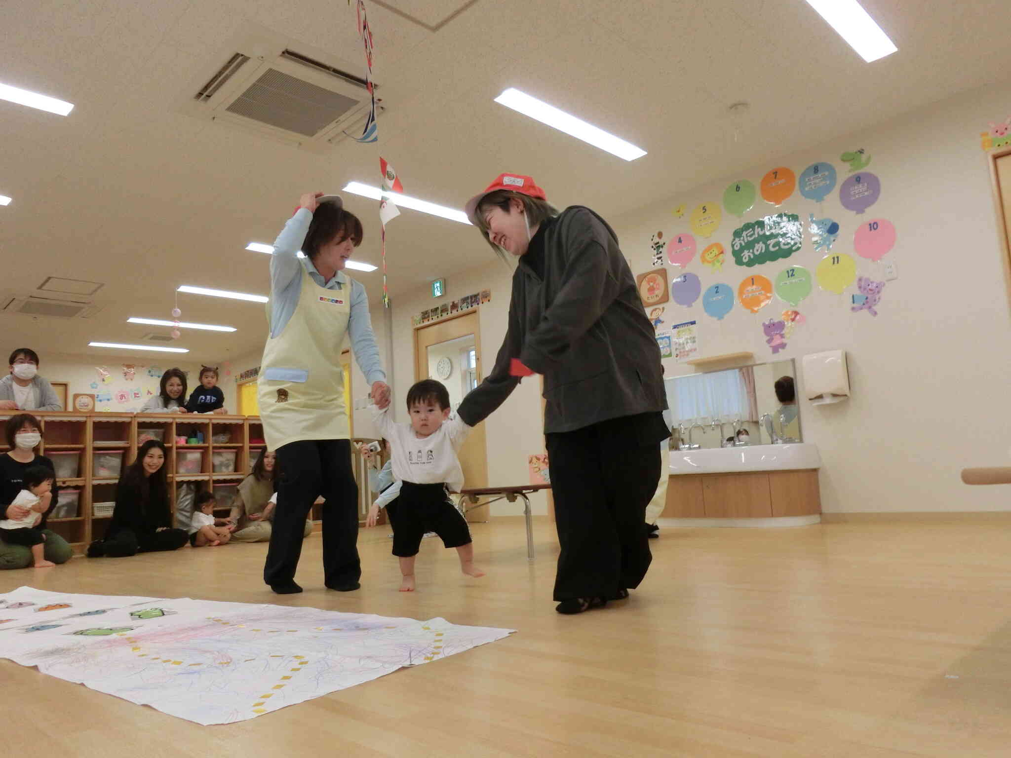 借り物の中に園長先生が！！