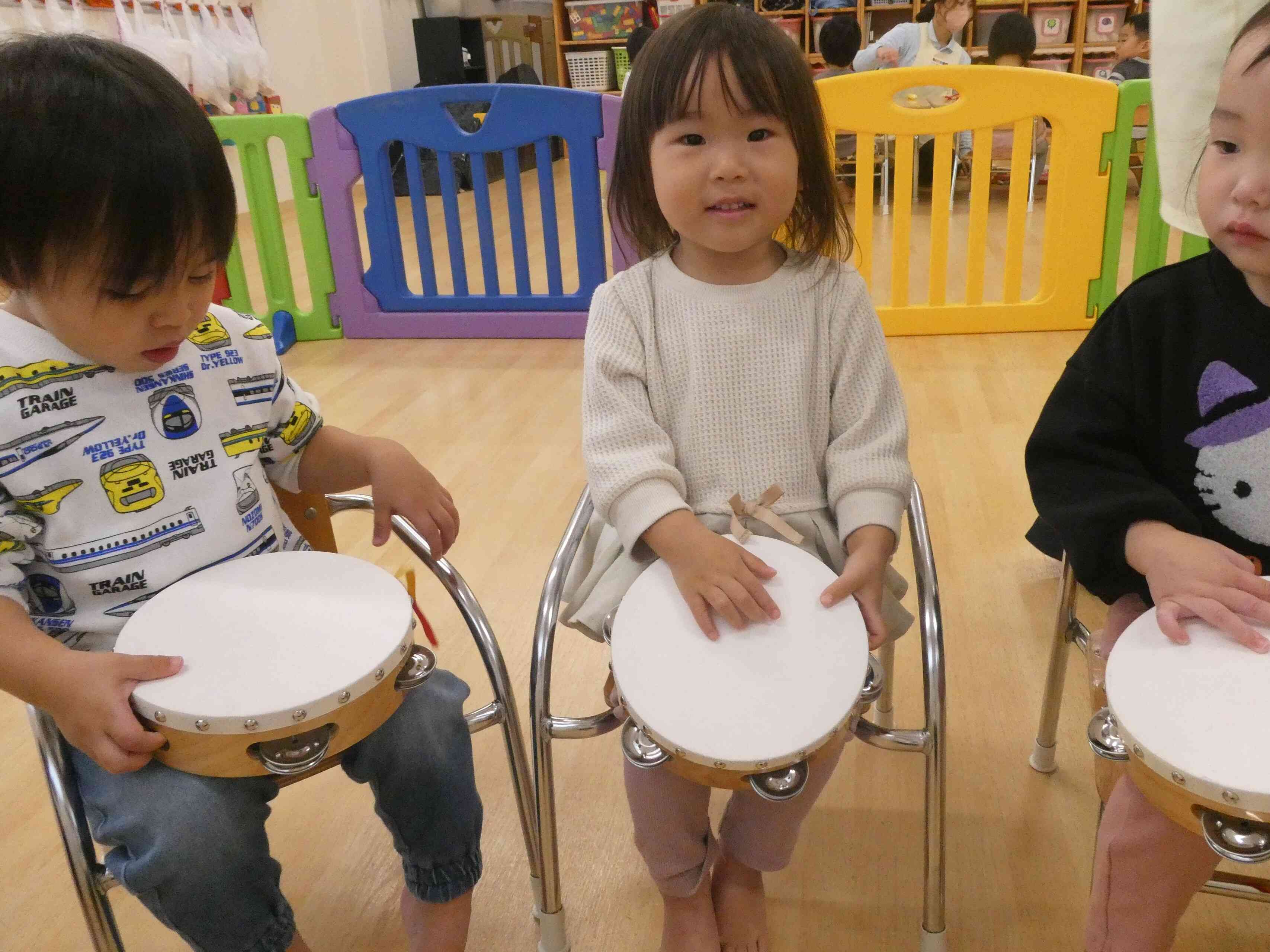 あひる組！！楽器で遊んだよ♪♪