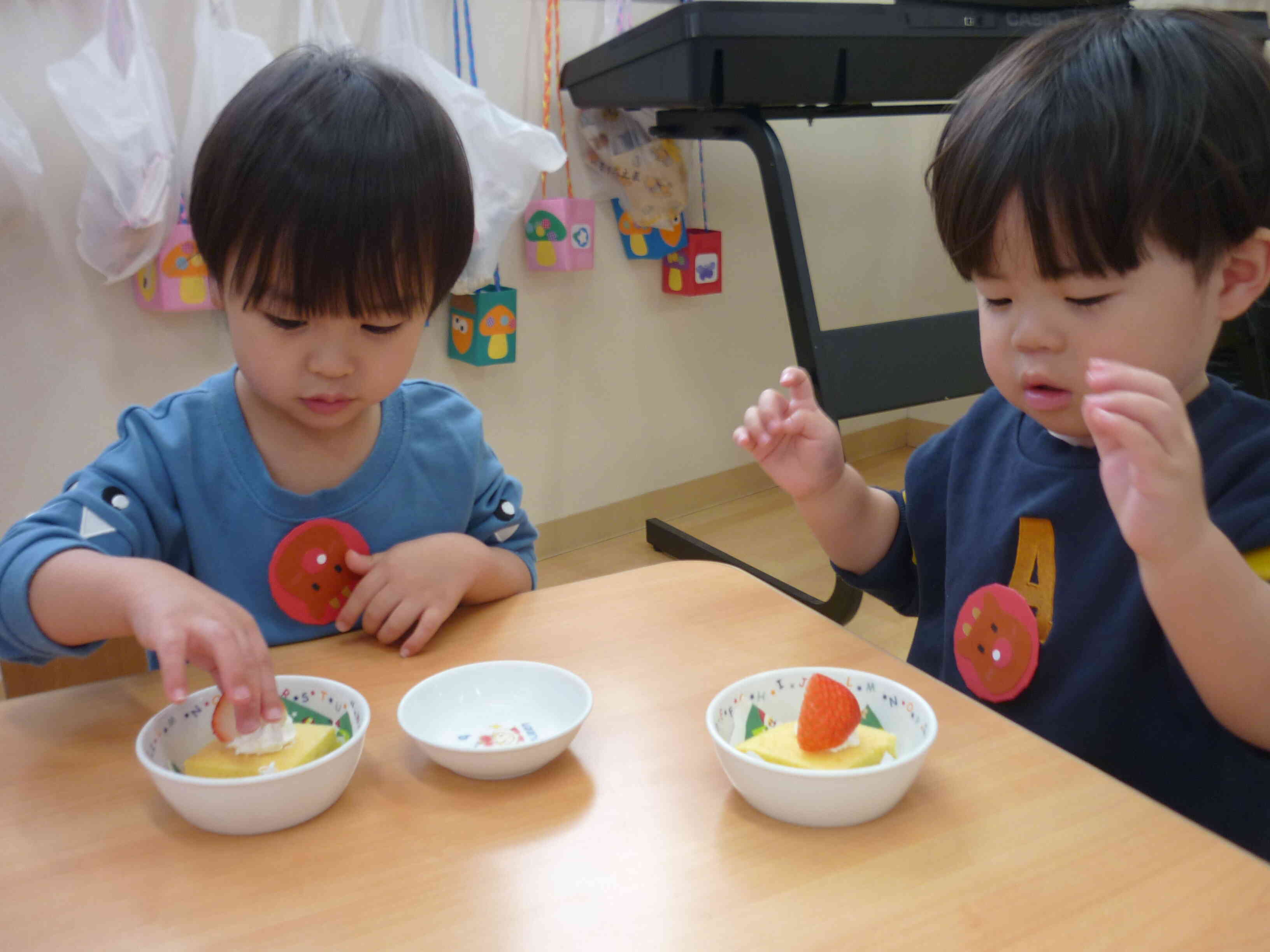 食育　クリスマスケーキ作り♪