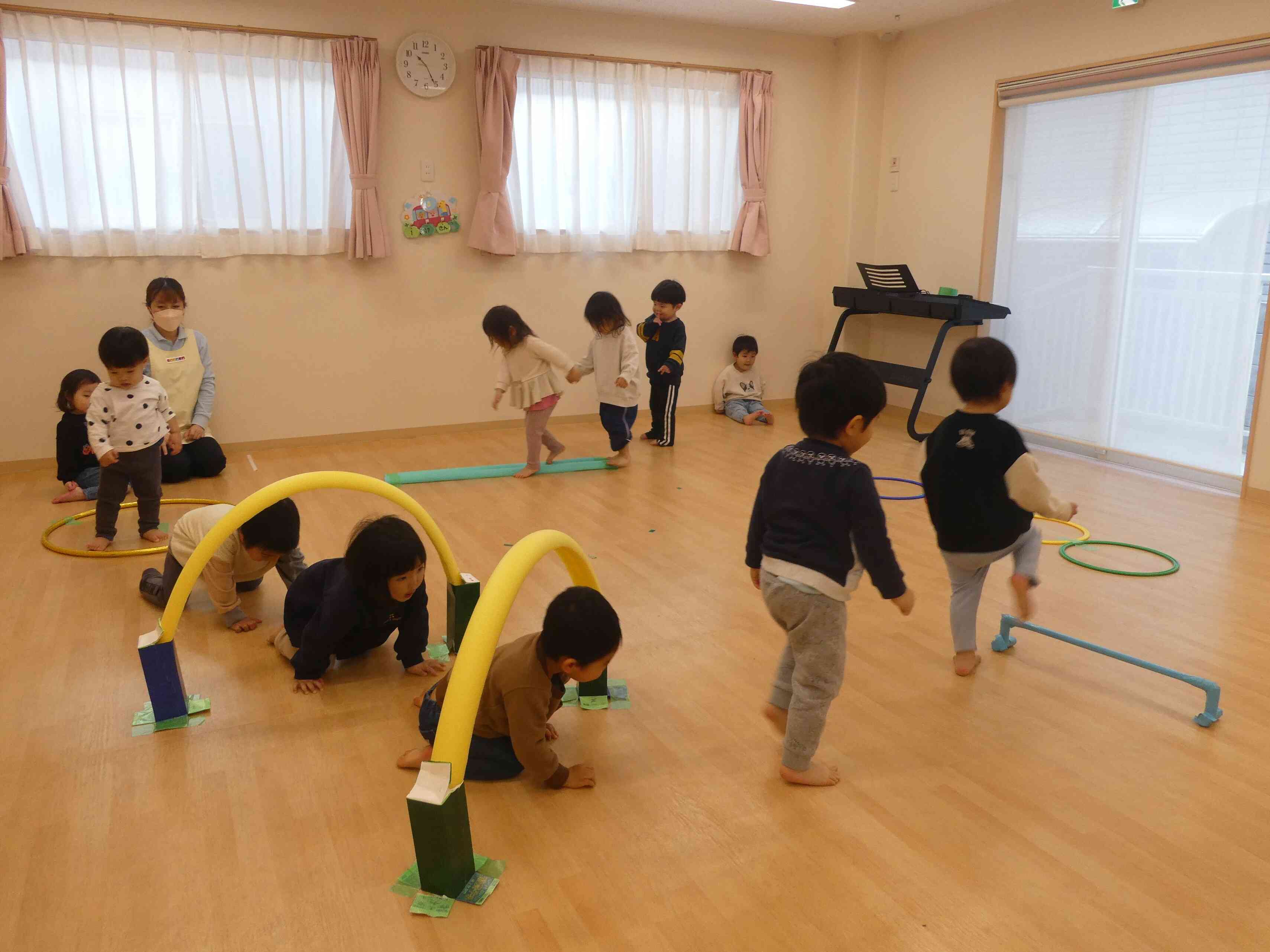 あひる組・うさぎ組　サーキット遊び☆