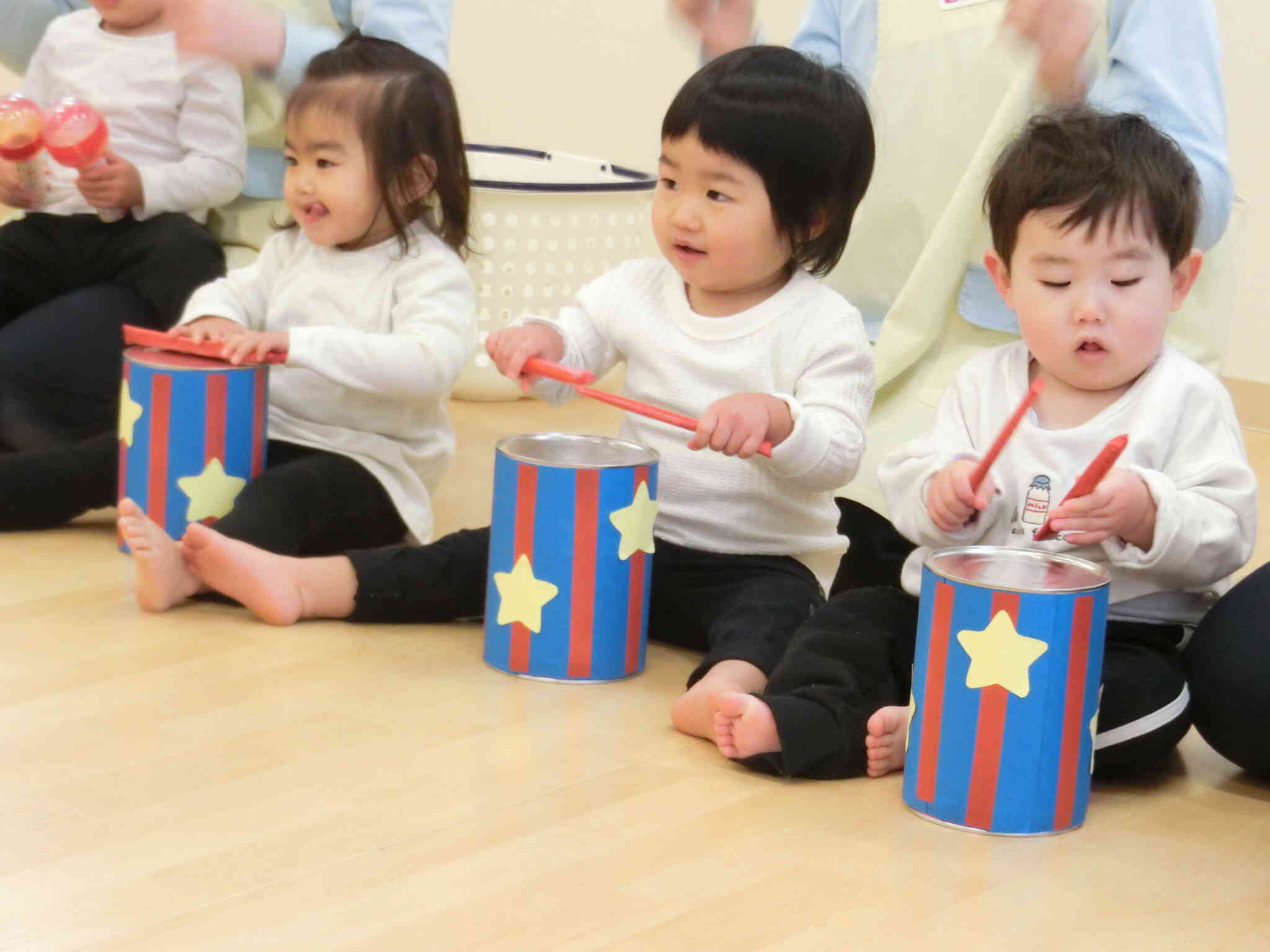 太鼓叩くの楽しいな～