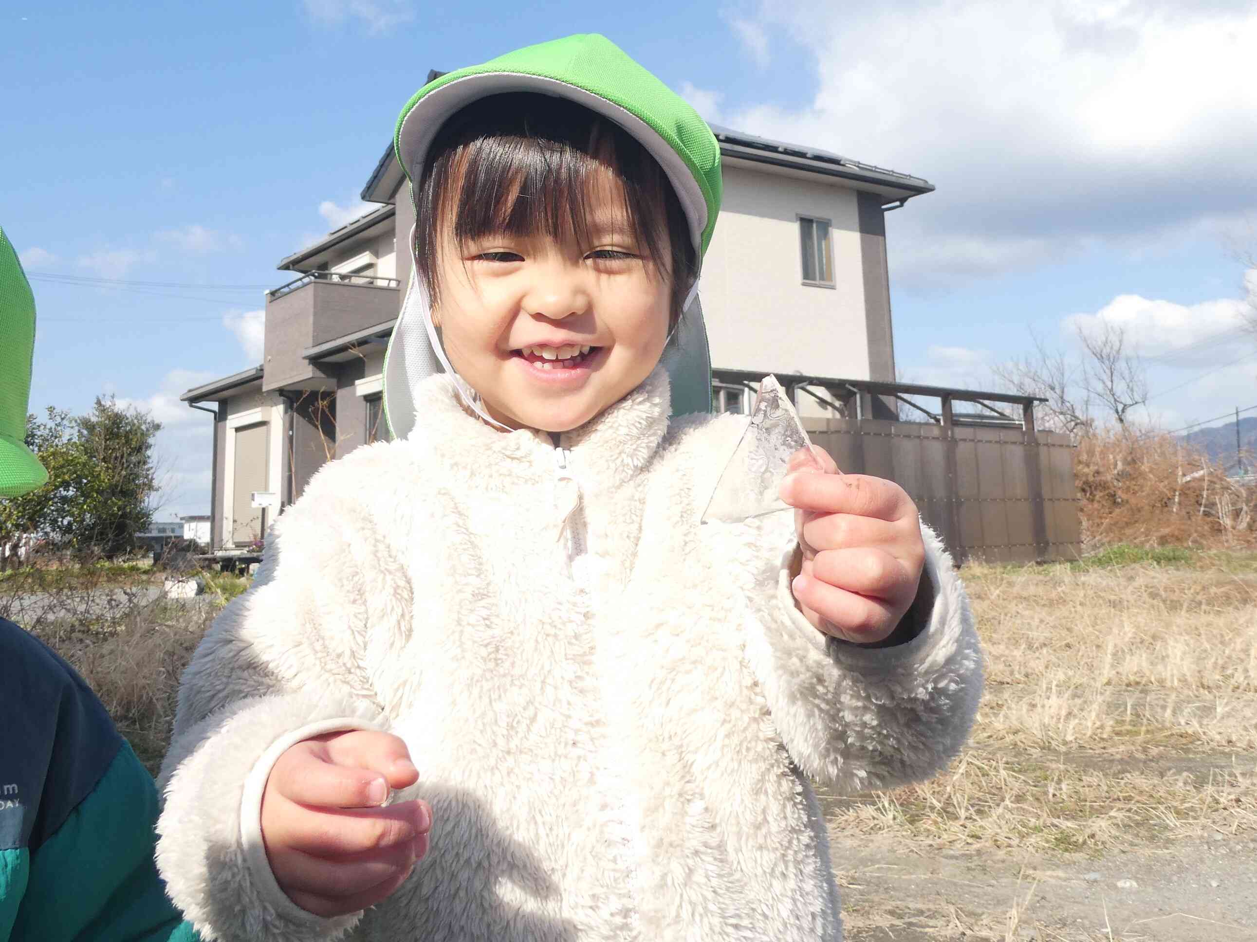 あひる組　氷見つけたよ☆