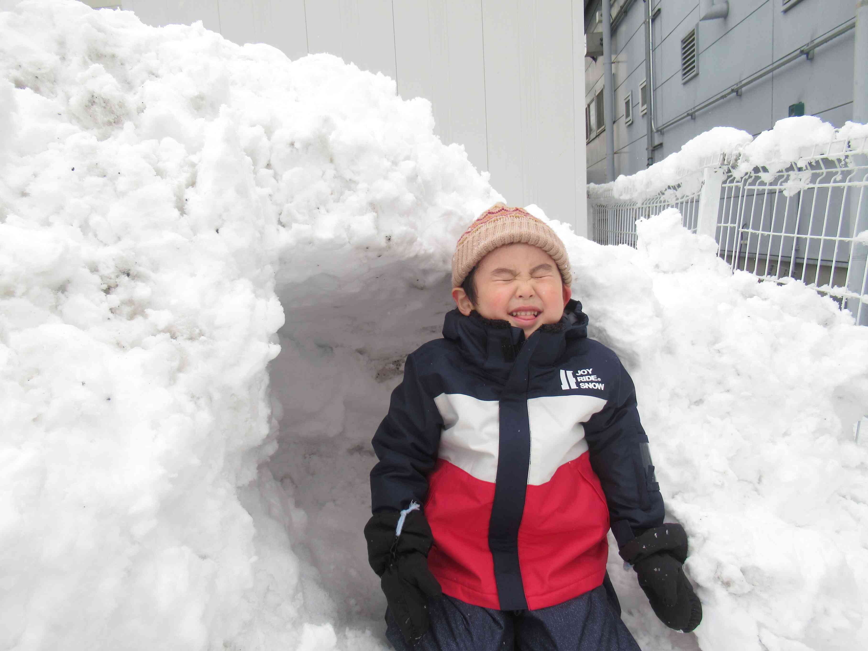 たのしい雪遊び