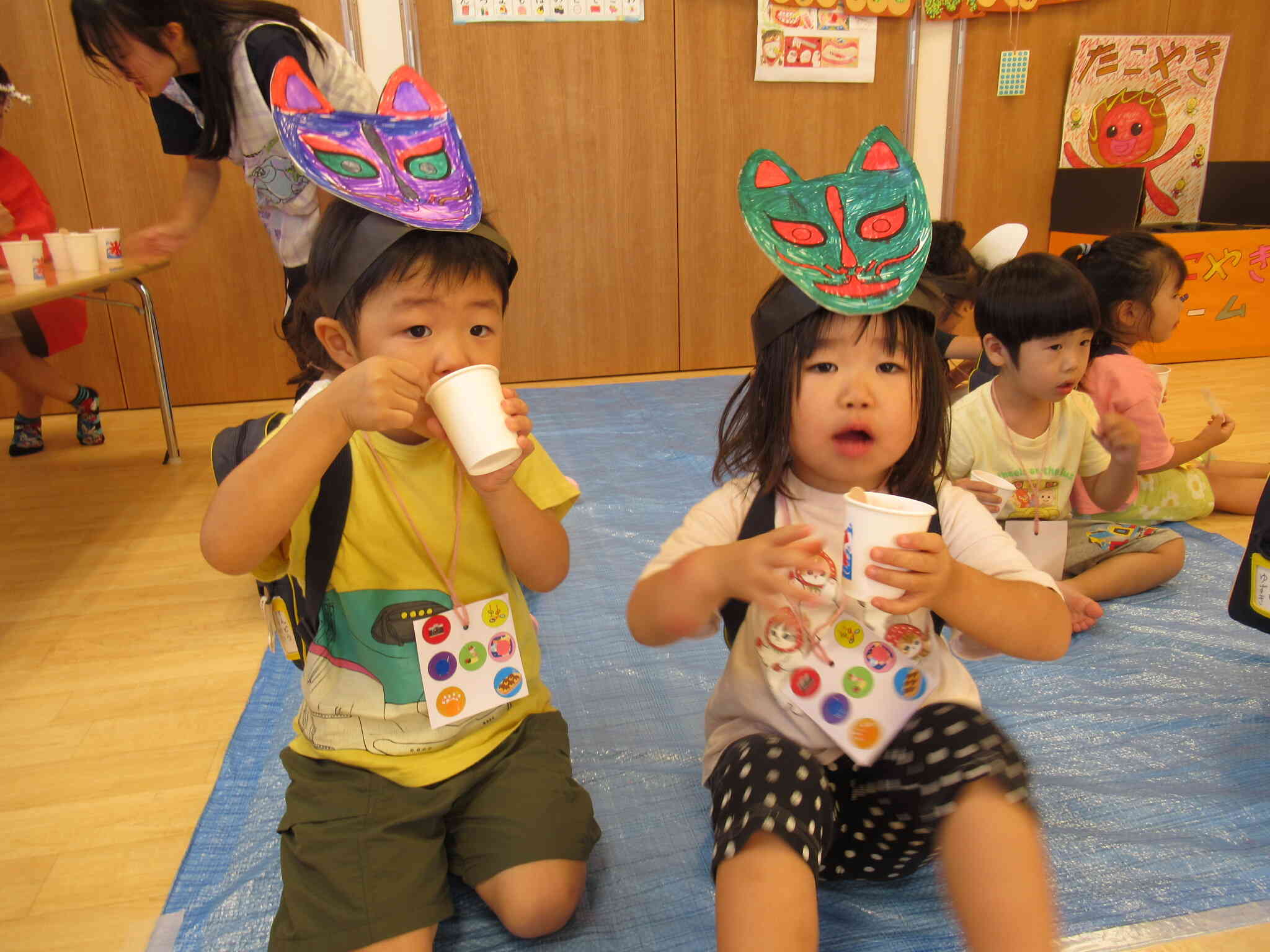 かき氷屋さんのかき氷も冷たくておいしいね