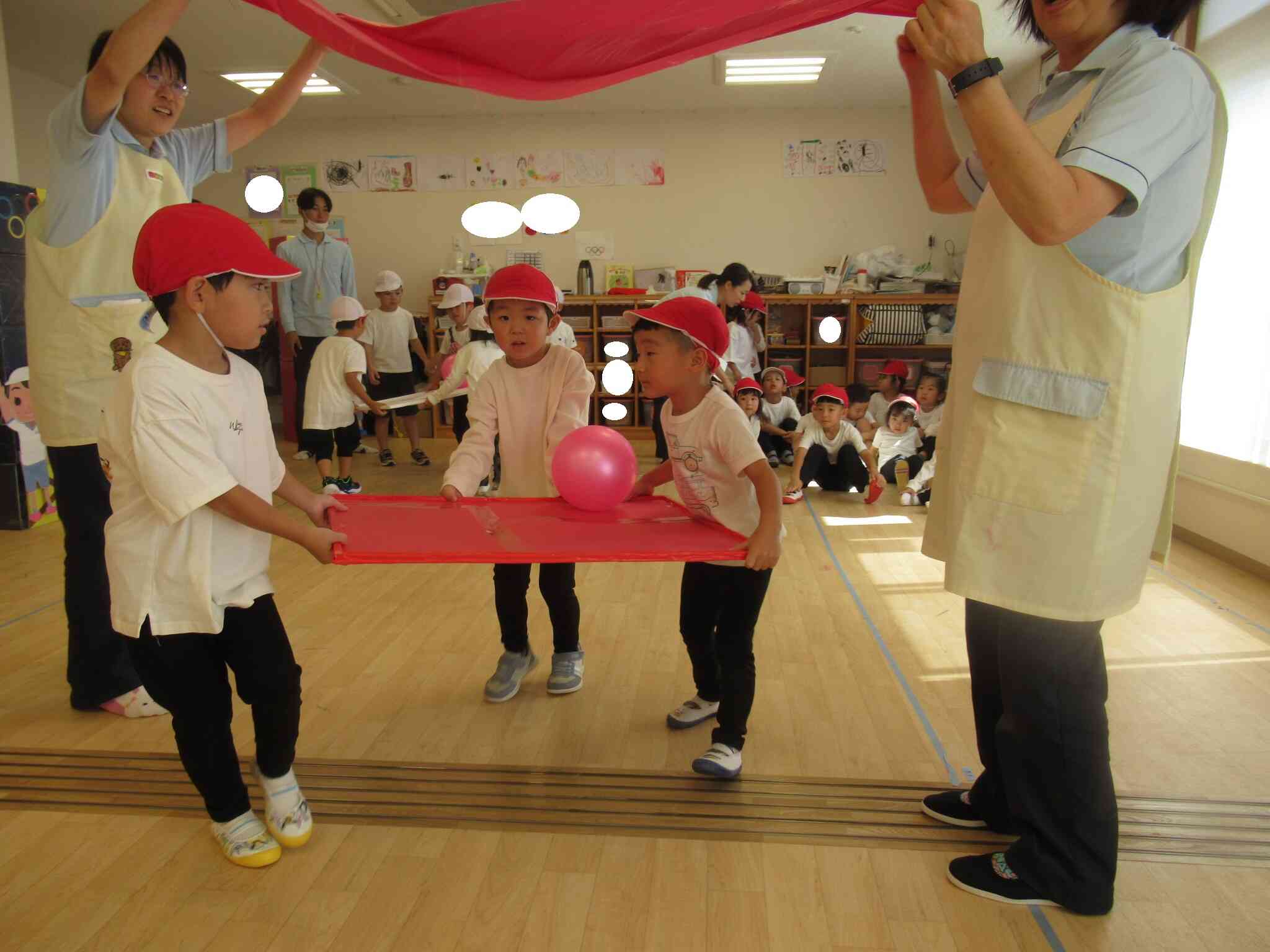 3、4、5歳児で行う競技もあります