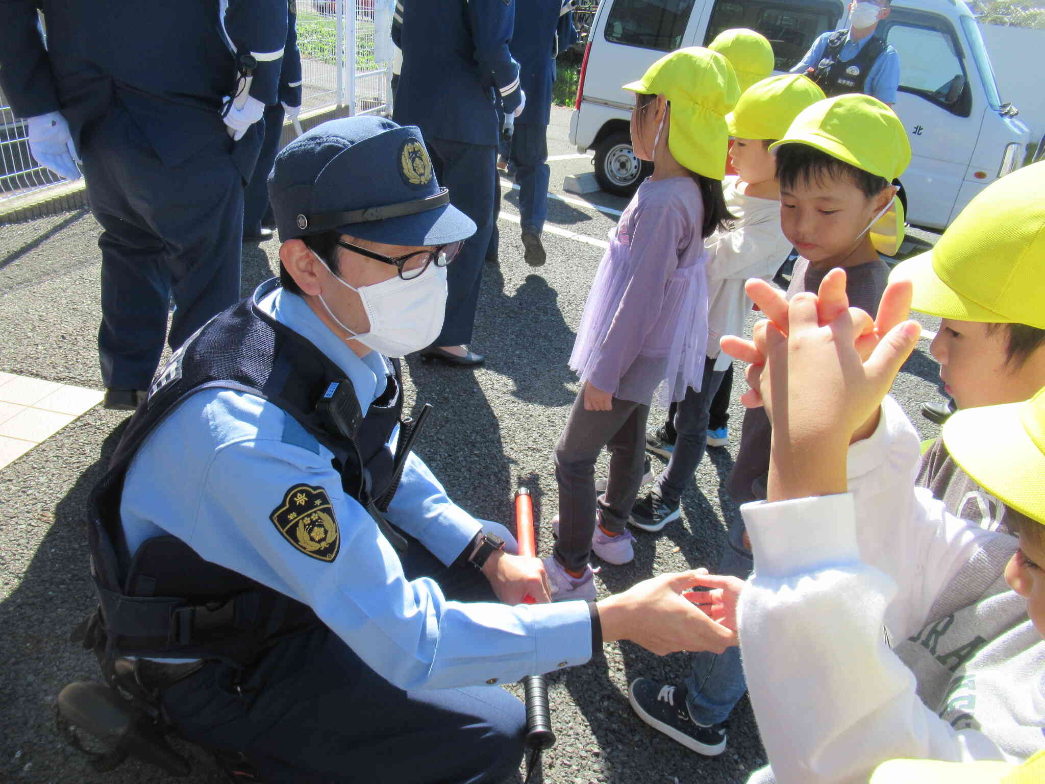 交通ルールをしっかり守るね