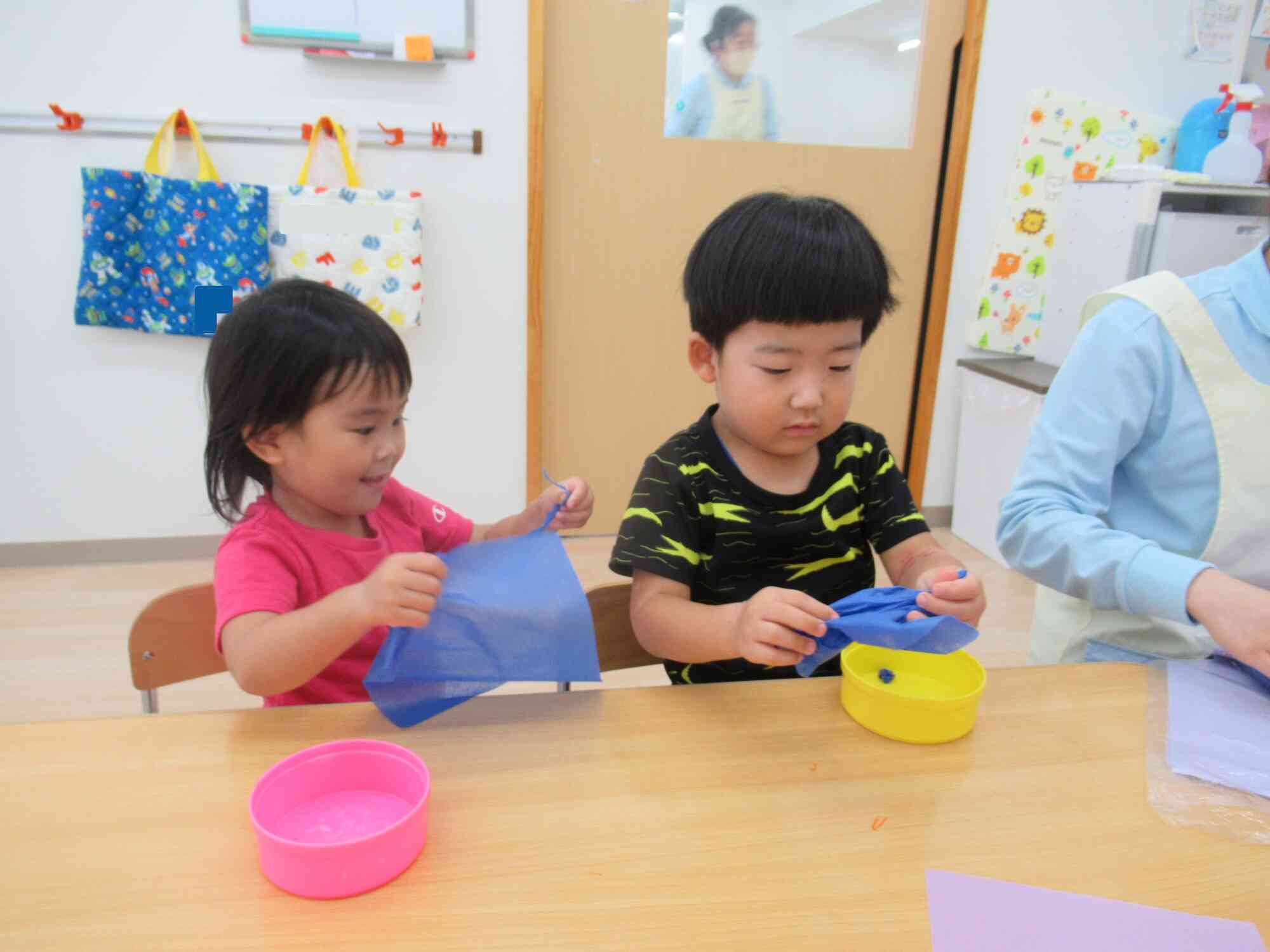 うさぎ組（2歳児）秋の製作