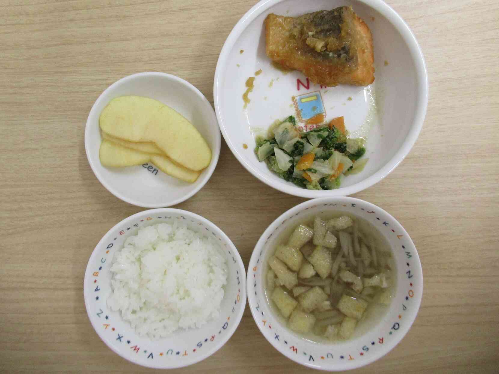 12月2日の給食(幼児食)