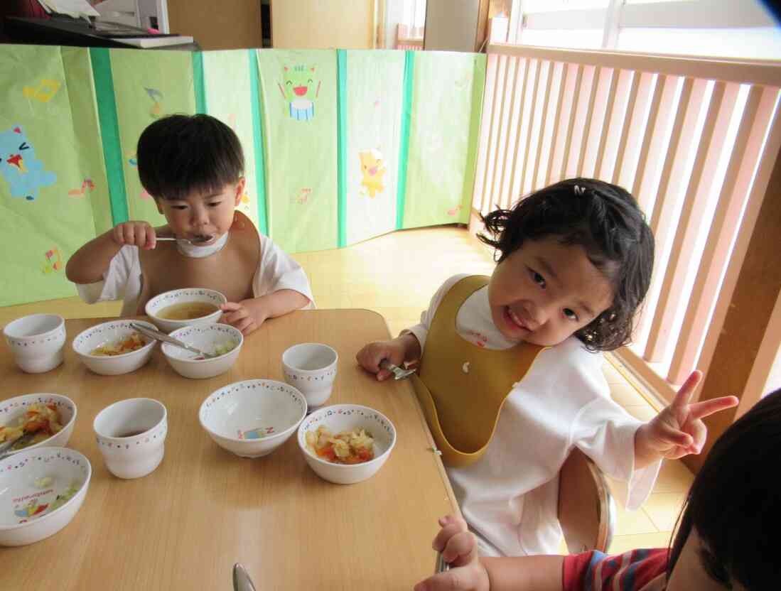 食欲もモリモリ！なんでも食べるよ！