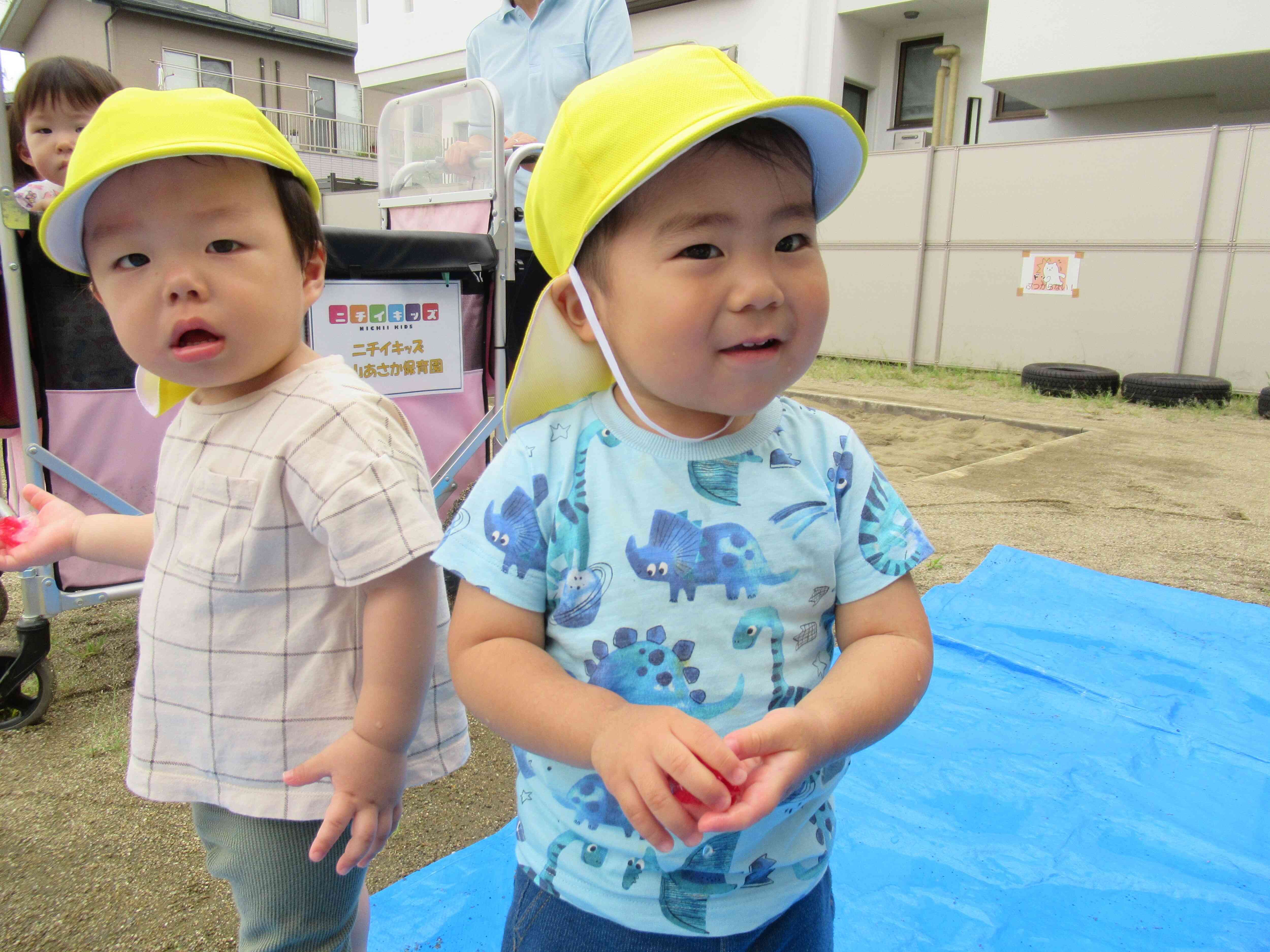 水遊びだいすき！