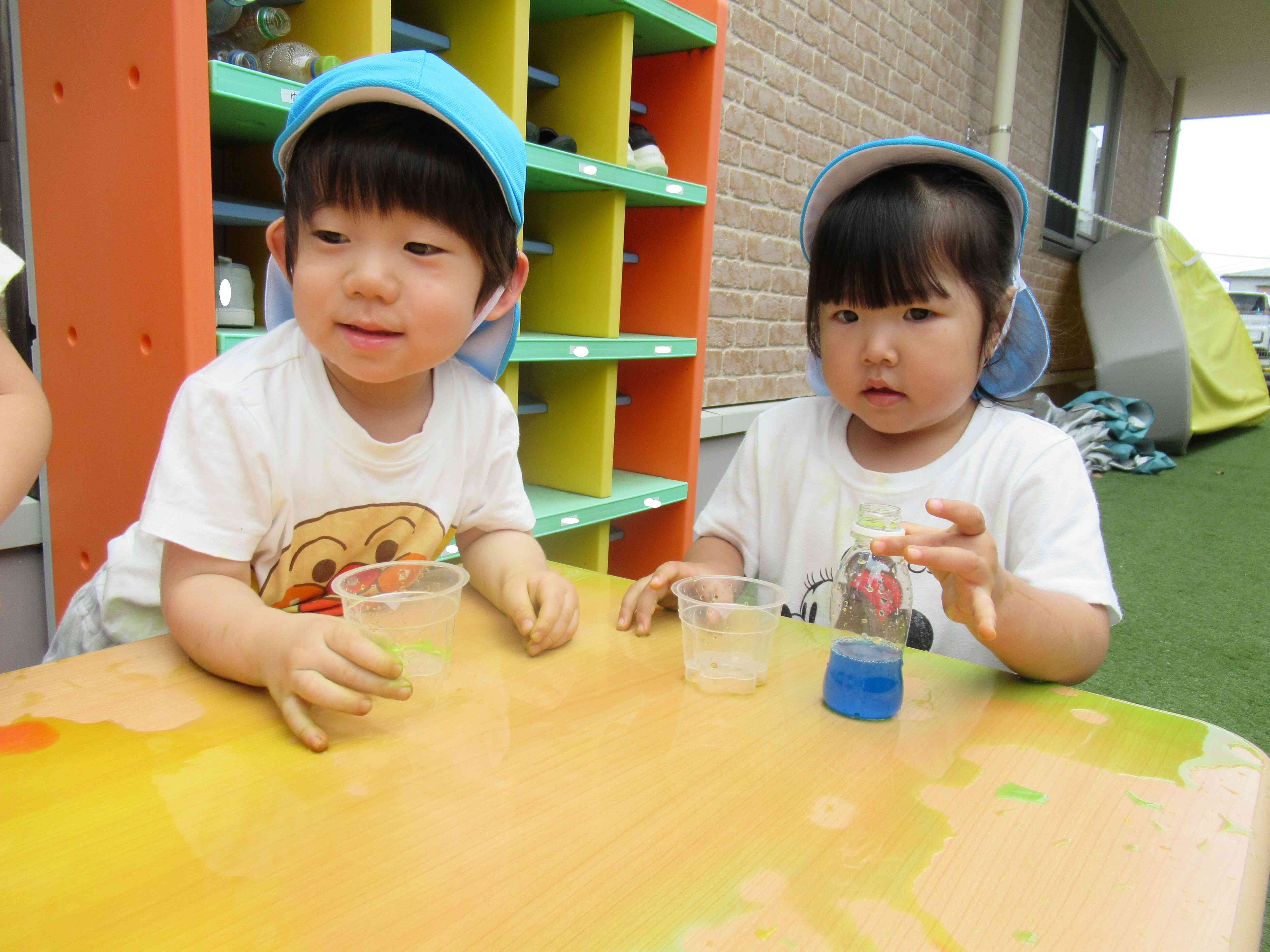 8月のうさぎ組（2歳児）♪