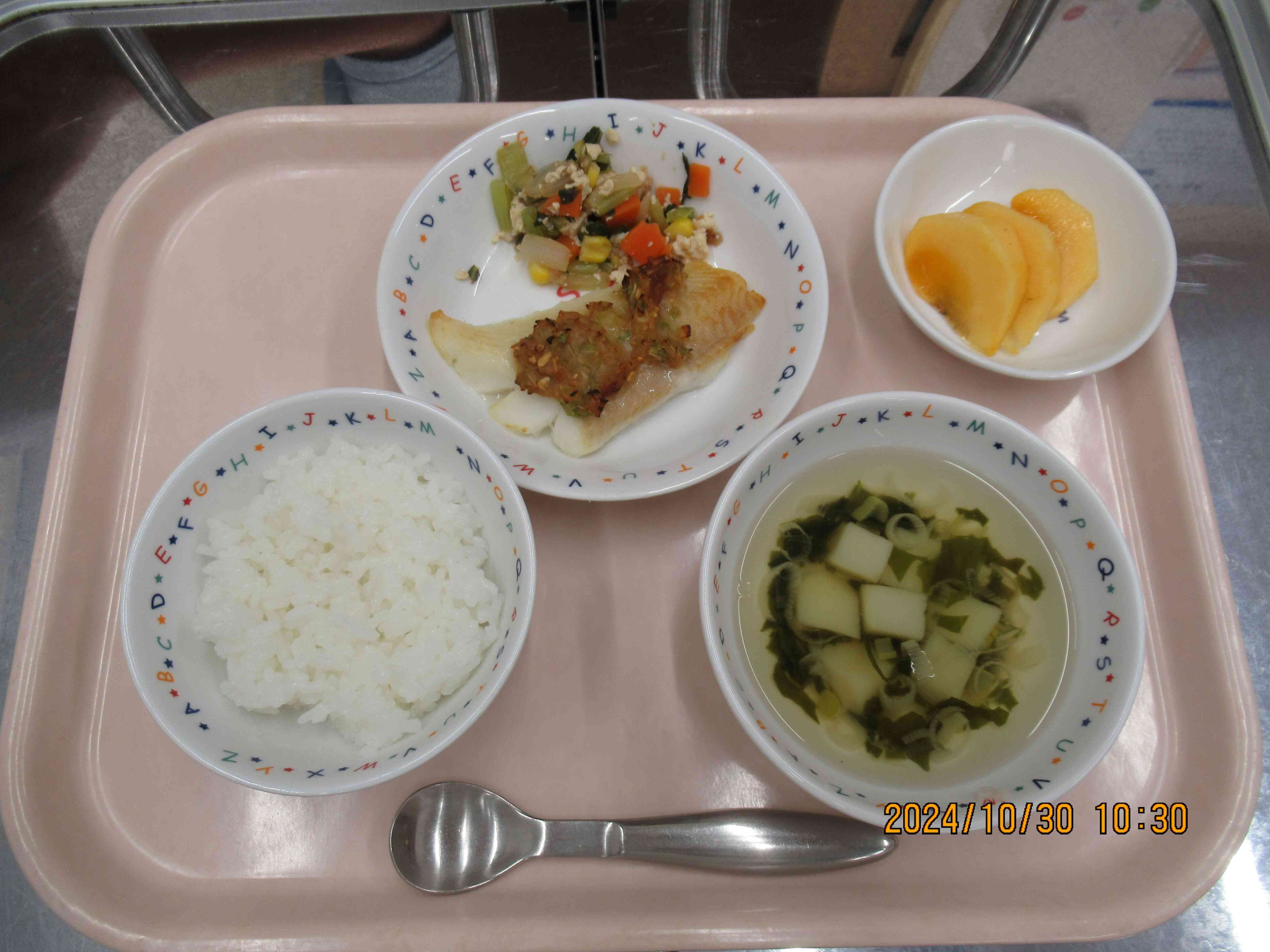 10月30日のお給食