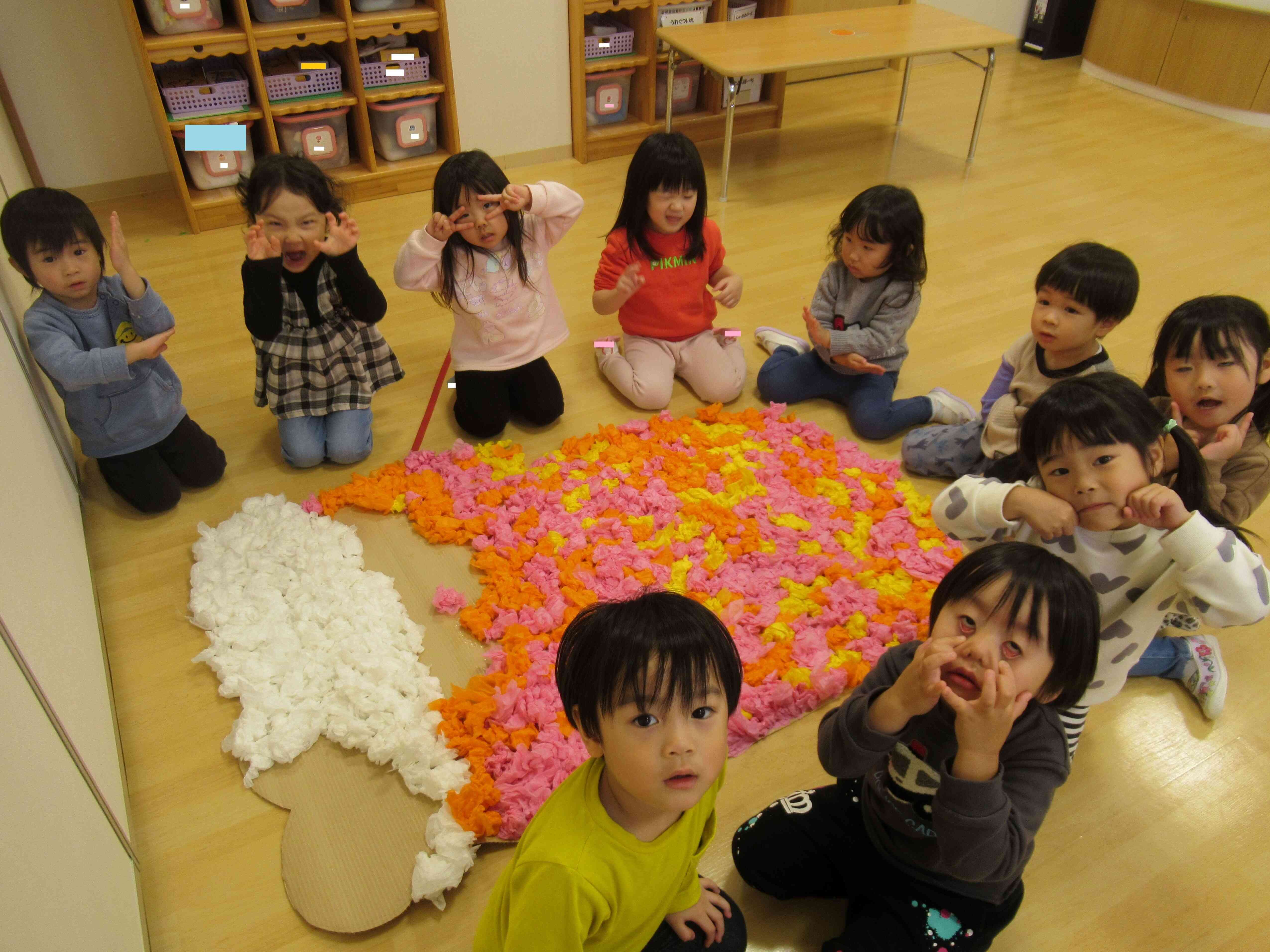 12月りす組の様子（3歳児）