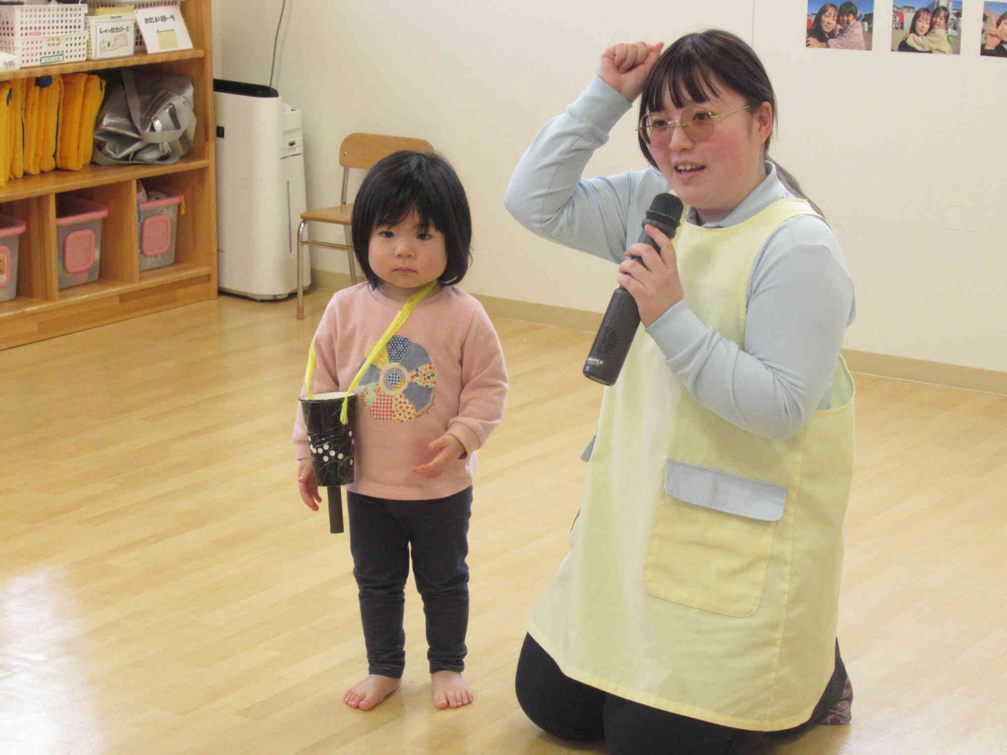 あひる組（1歳児）の発表