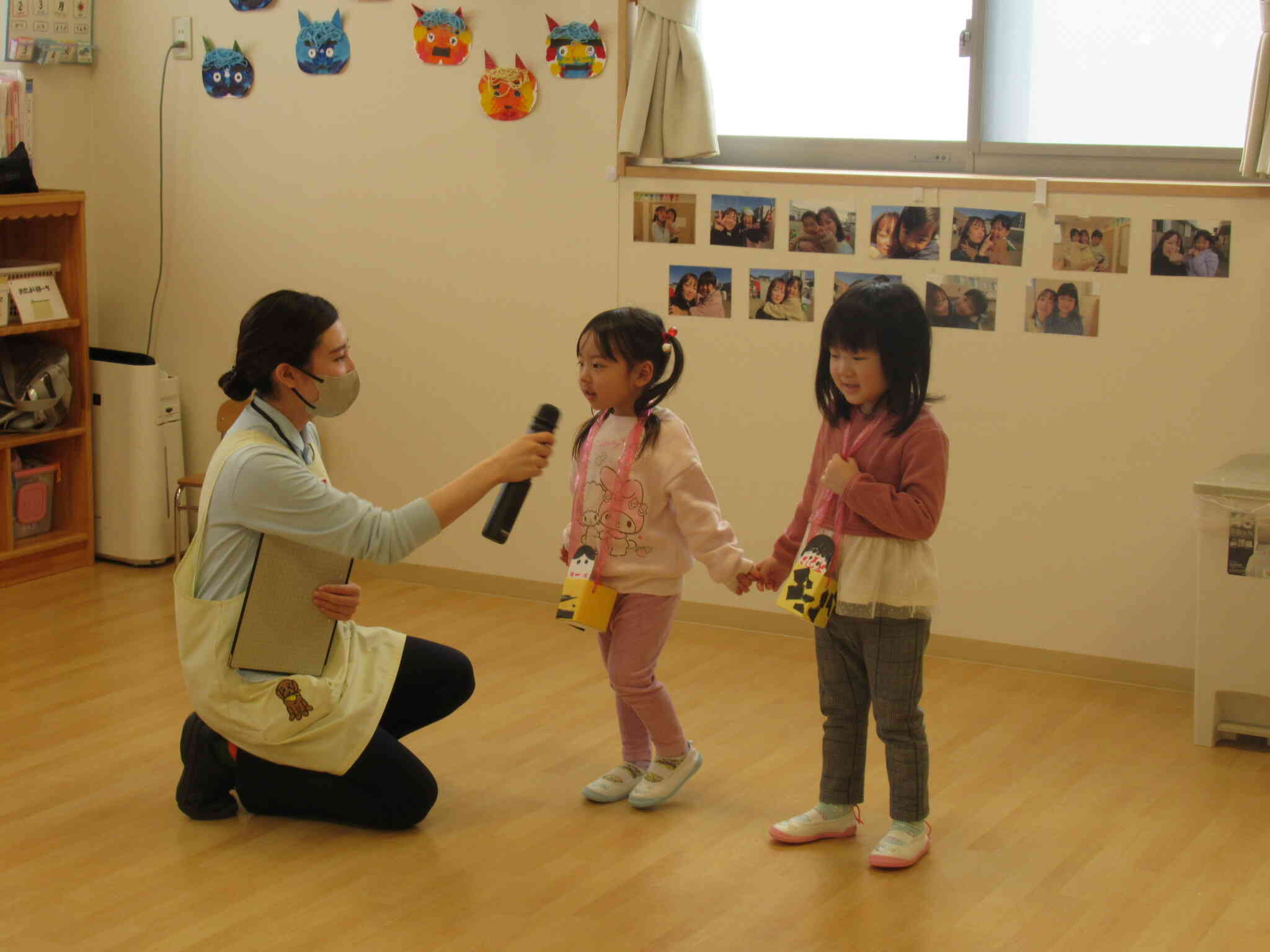 りす組（3歳児）の発表