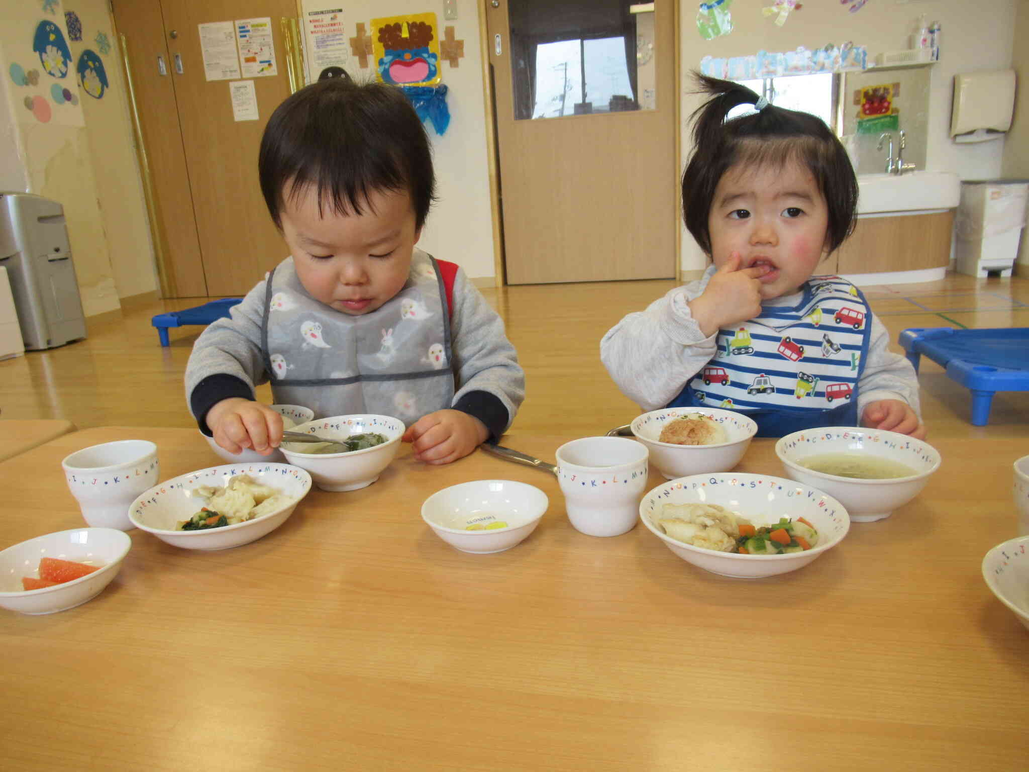 もりもり食べてました。